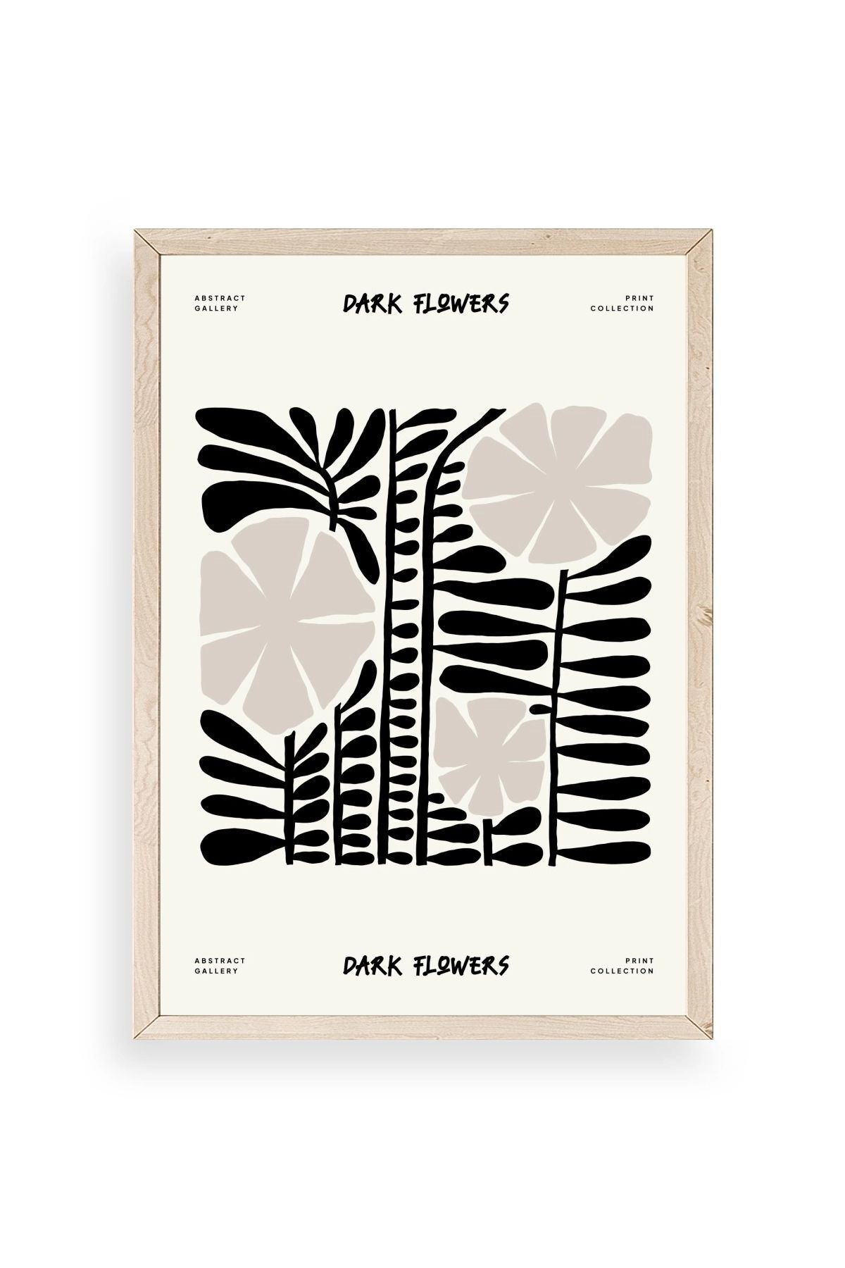 Çiçek Ahşap Çerçeveli Tablo 23 x 30