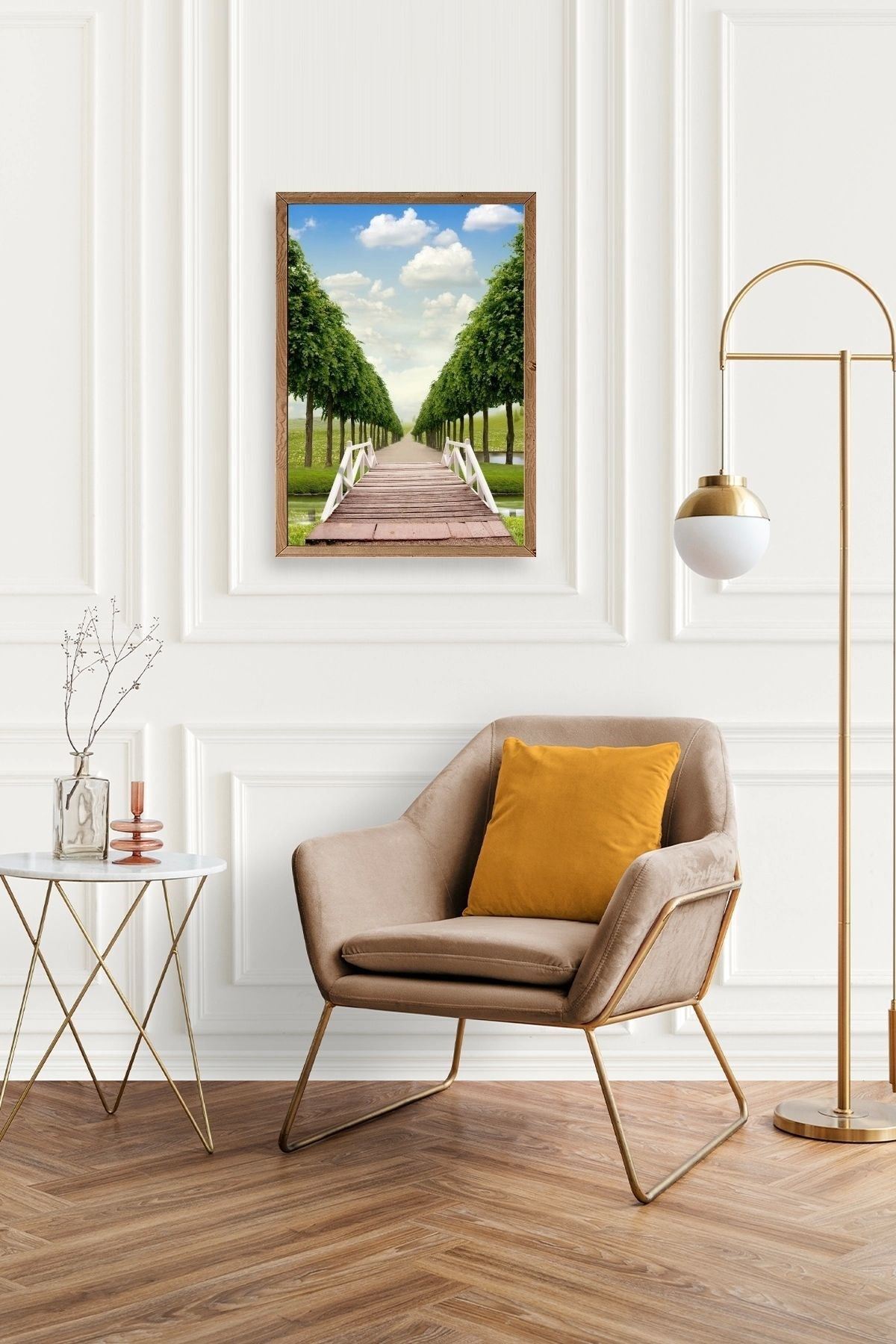 Manzara Ahşap Çerçeveli Tablo 23 x 30