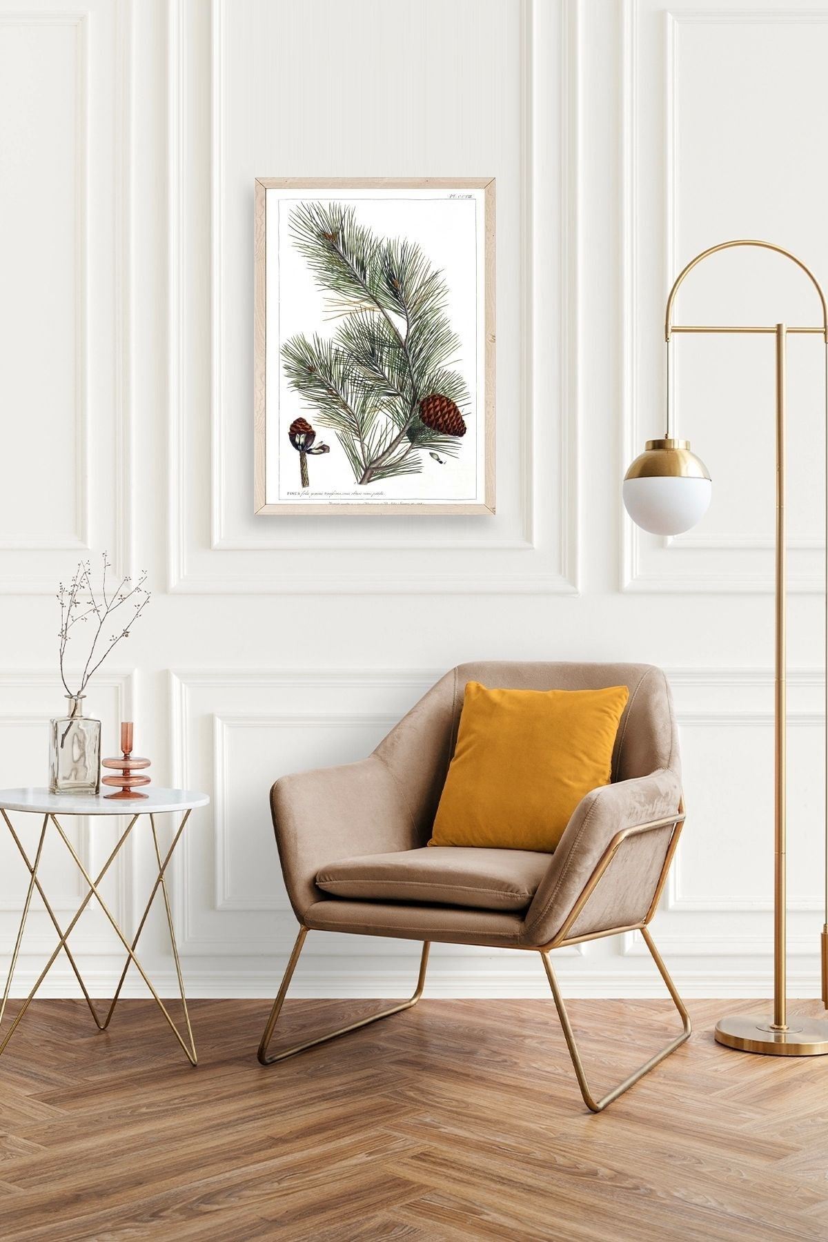 Çam Ahşap Çerçeveli Tablo 30 x 42