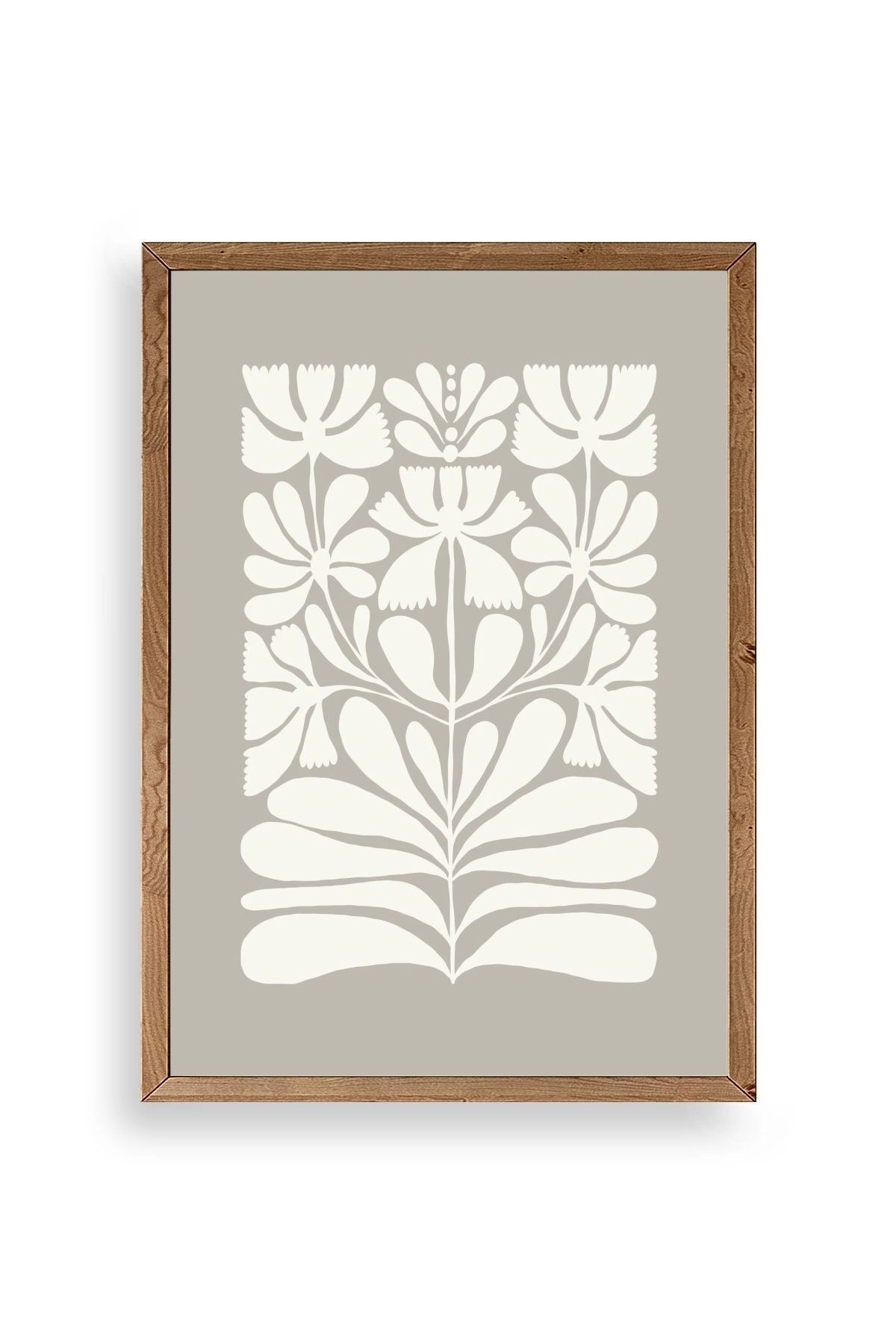 Desen Ahşap Çerçeveli Tablo 50 x 70