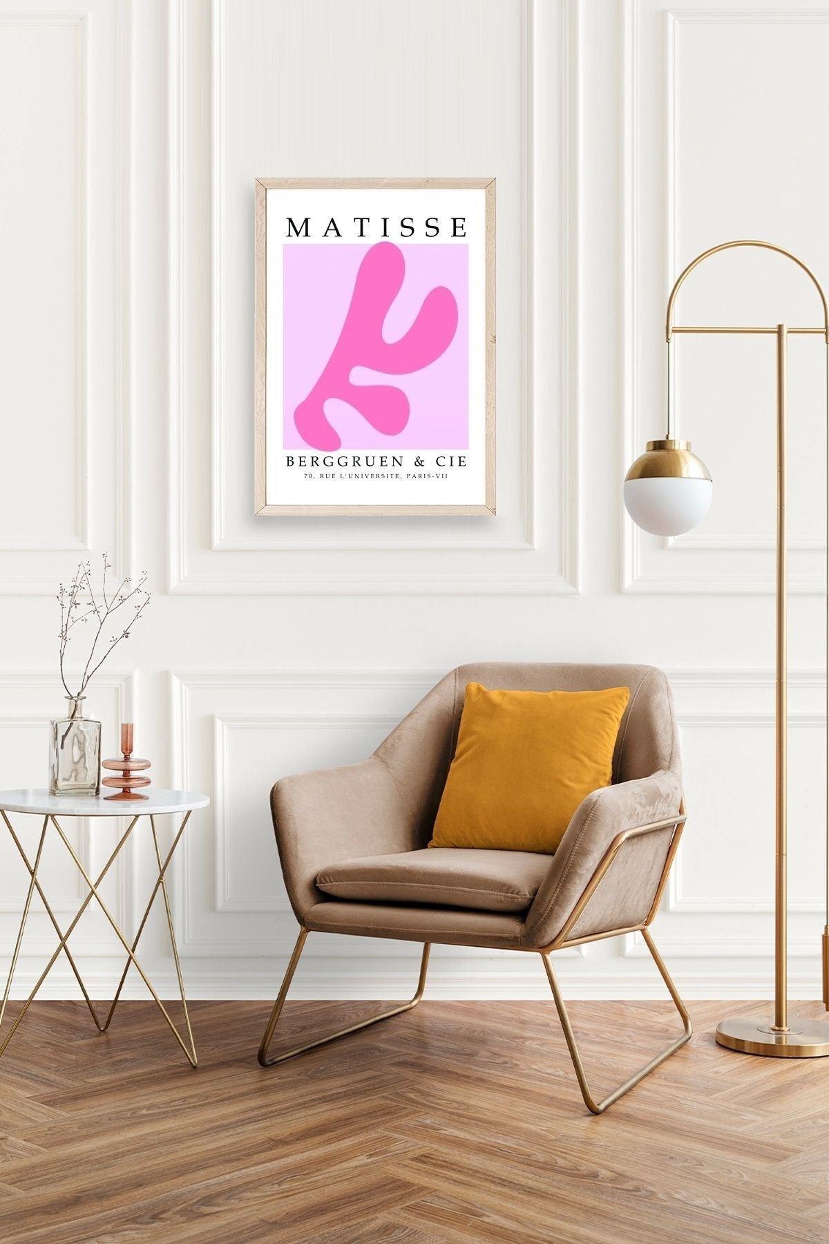 Fransız Ahşap Çerçeveli Tablo 23 x 30