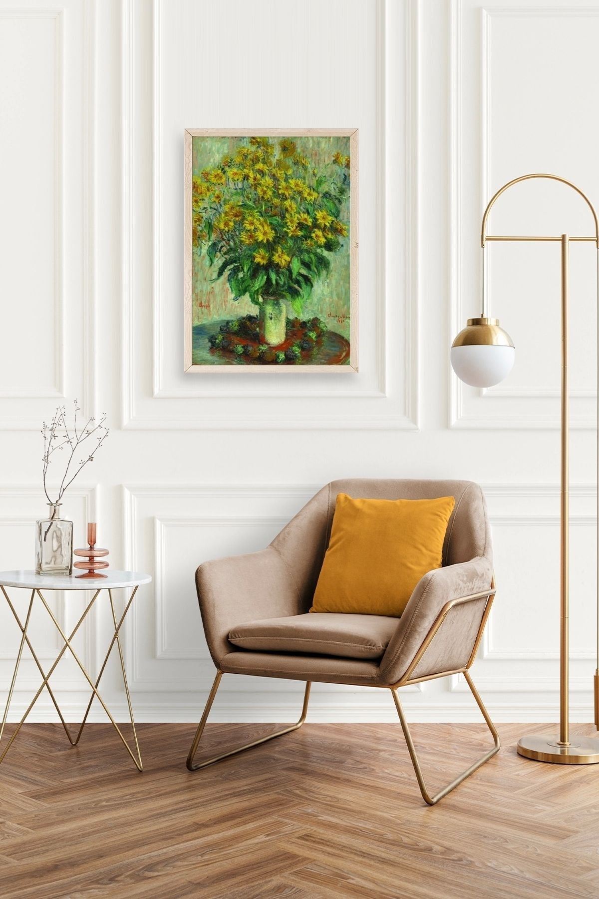 Ağaç Ahşap Çerçeveli Tablo 30 x 42