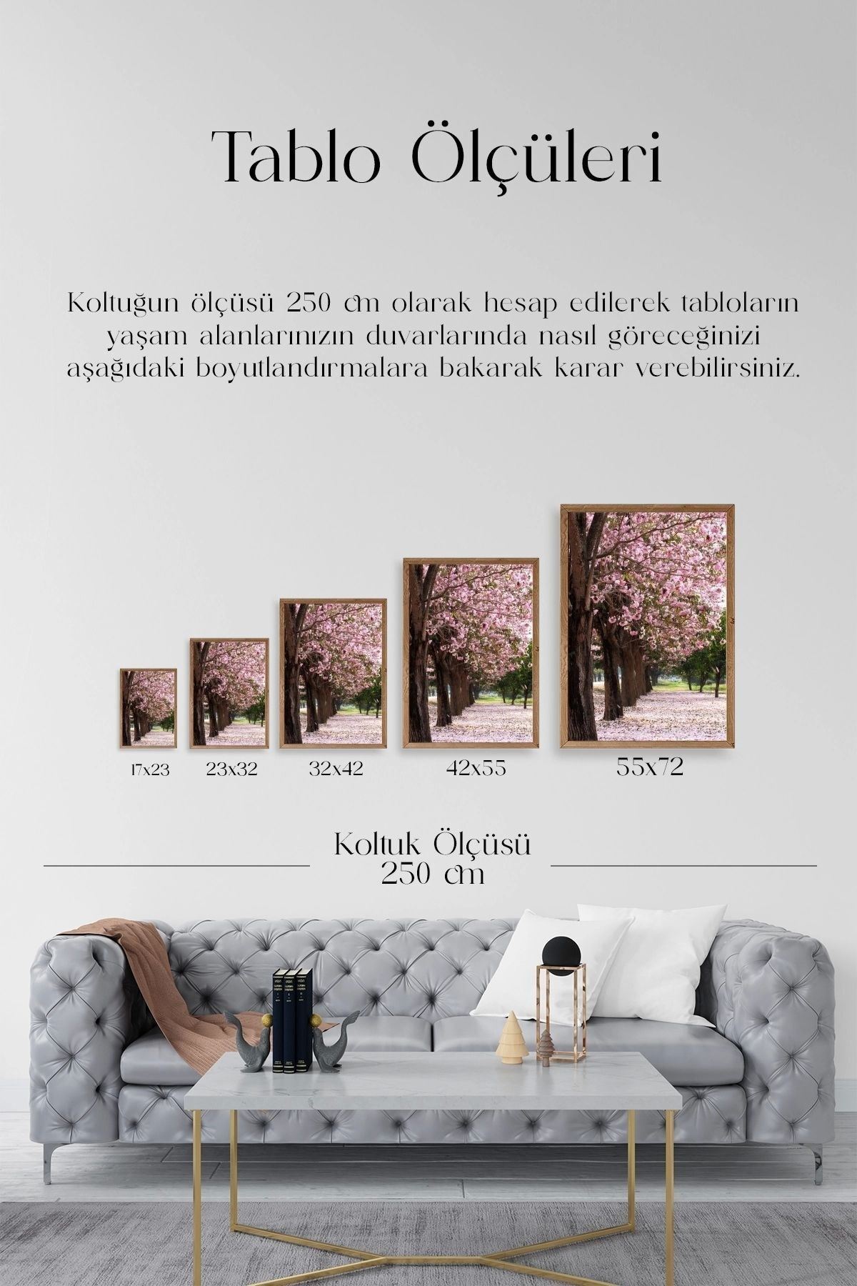 Manzara Ahşap Çerçeveli Tablo 30 x 42