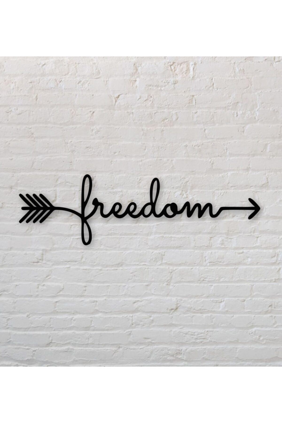 Lazer Kesim Ahşap Duvar Dekoru Freedom 40 x 40