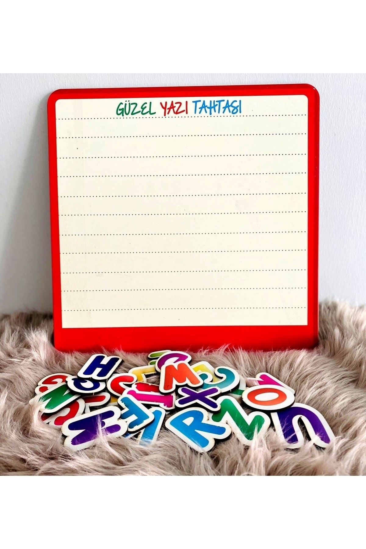 Ahşap Bultak Harfler Yazı Tahtası