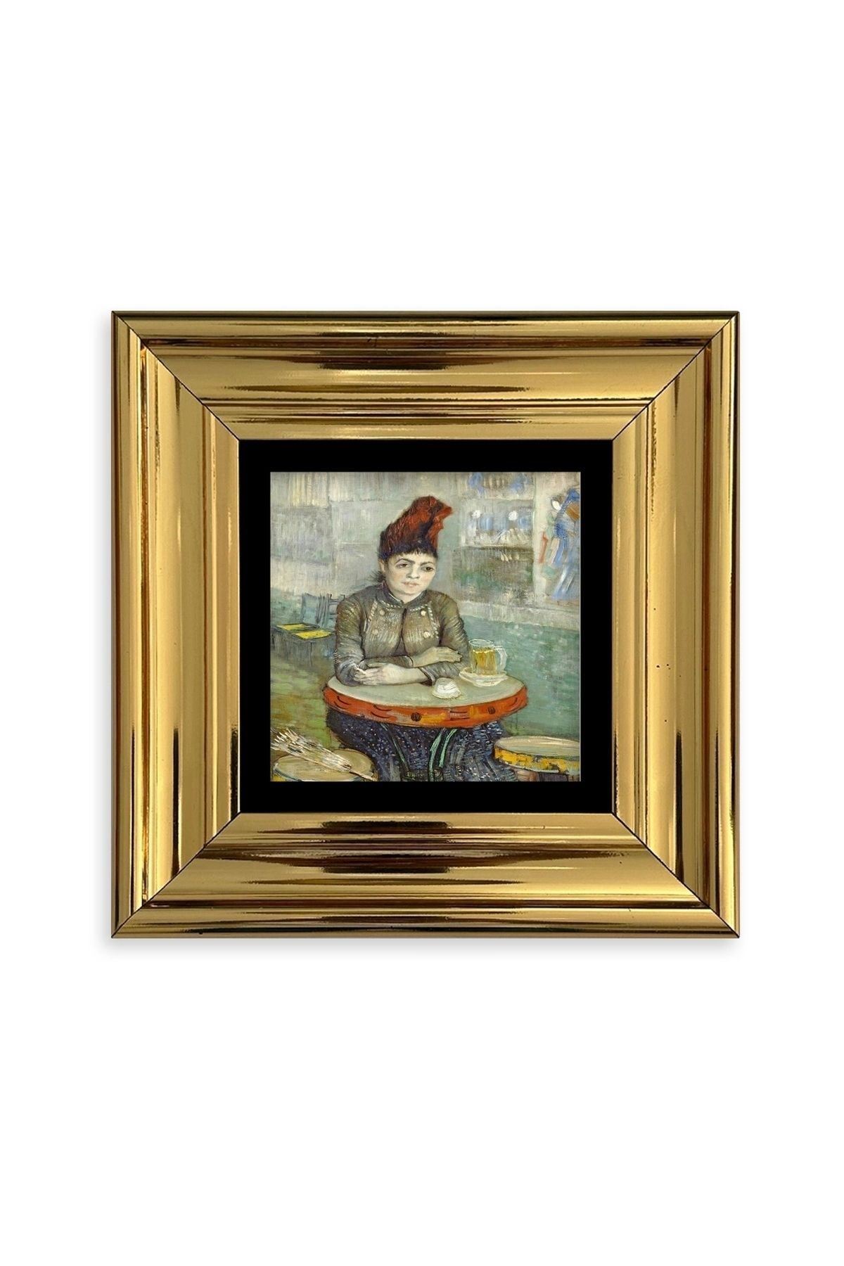 Van Gogh Çerçeveli Taş Tablo 20 cm