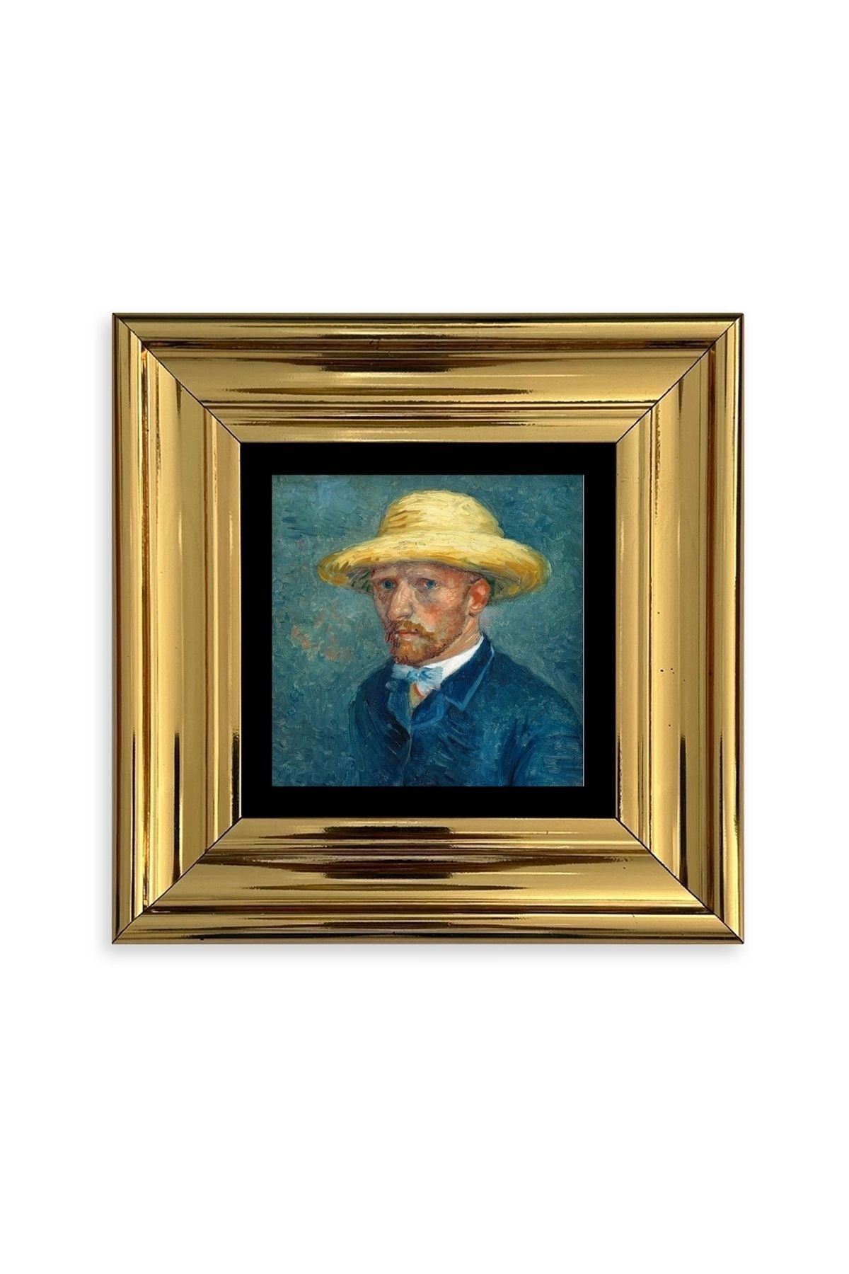 Van Gogh Çerçeveli Taş Tablo 20 cm