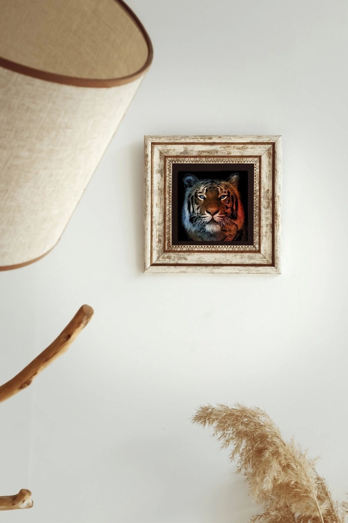 Çerçeveli Taş Tablo , Çerçeveli Taş Duvar Dekoru-enkcrcvtbl-00198 20 cm