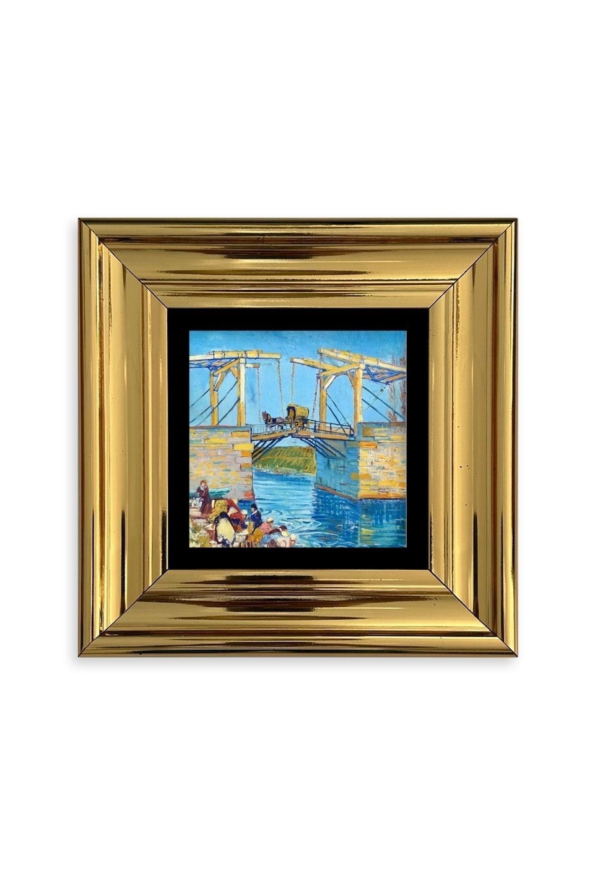 Köprü Çerçeveli Taş Tablo 20 cm