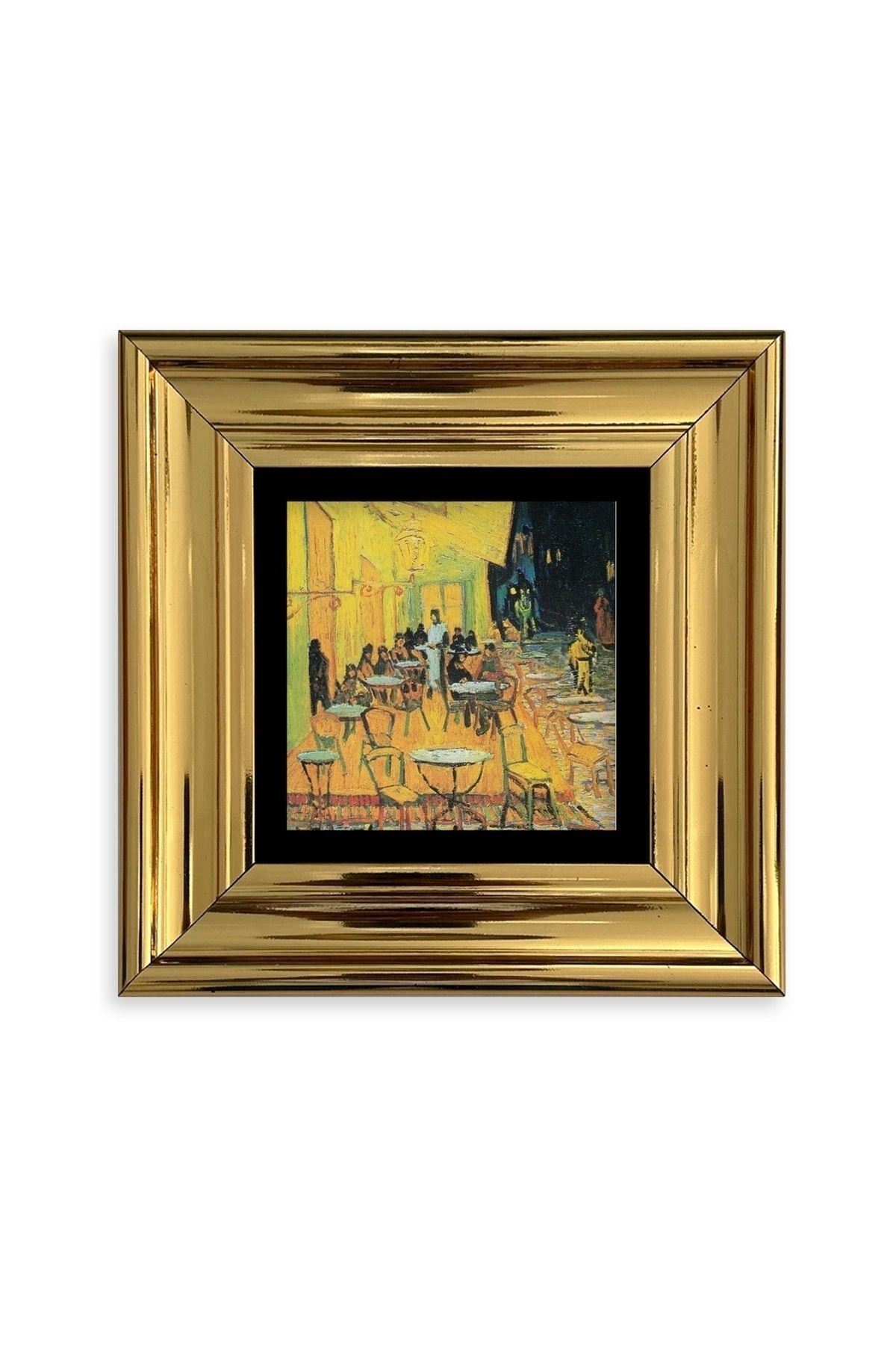 Kafe Çerçeveli Taş Tablo 20 cm