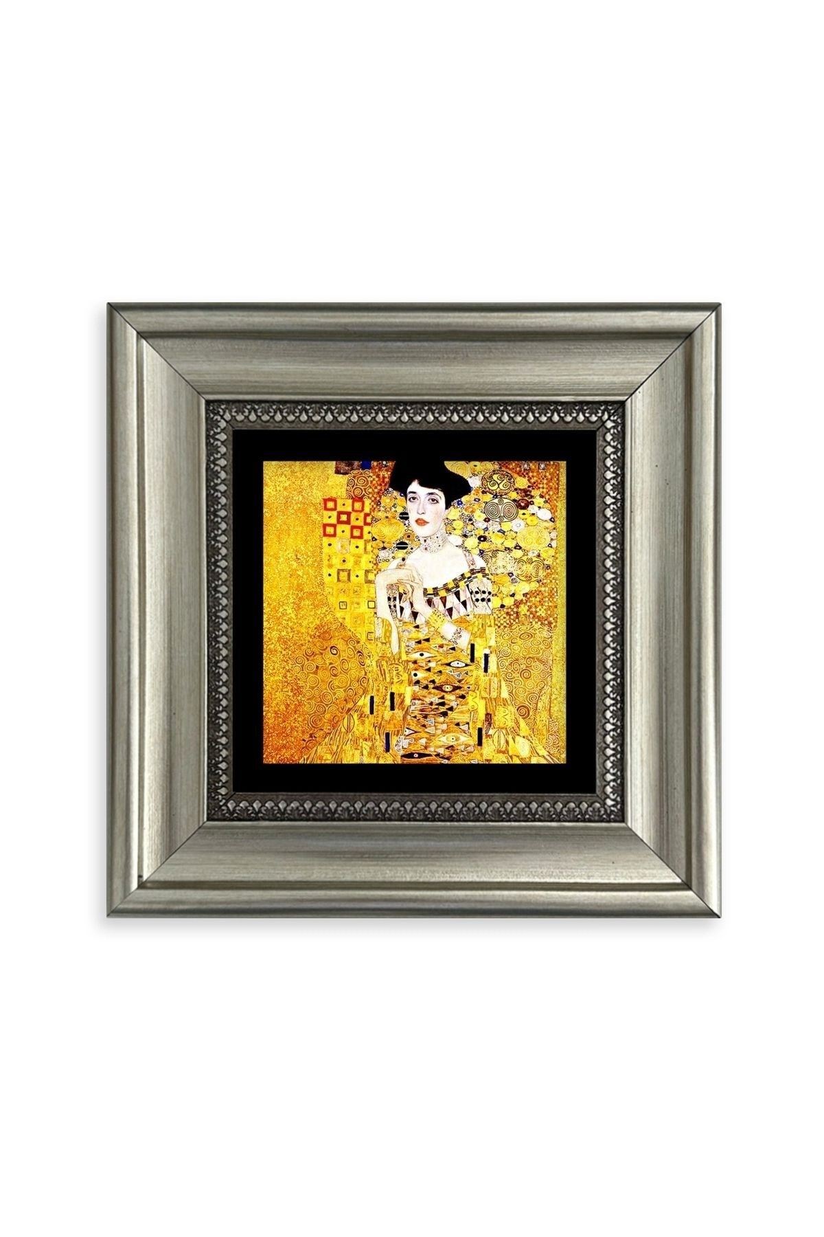 Gustav Klimpt Çerçeveli Taş Tablo 20 cm