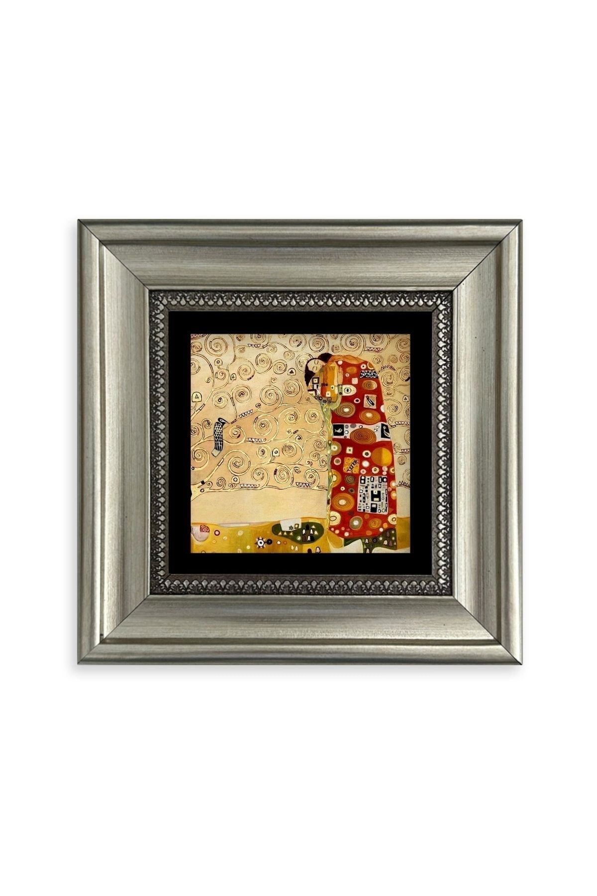 Gustav Klimpt Çerçeveli Taş Tablo 20 cm