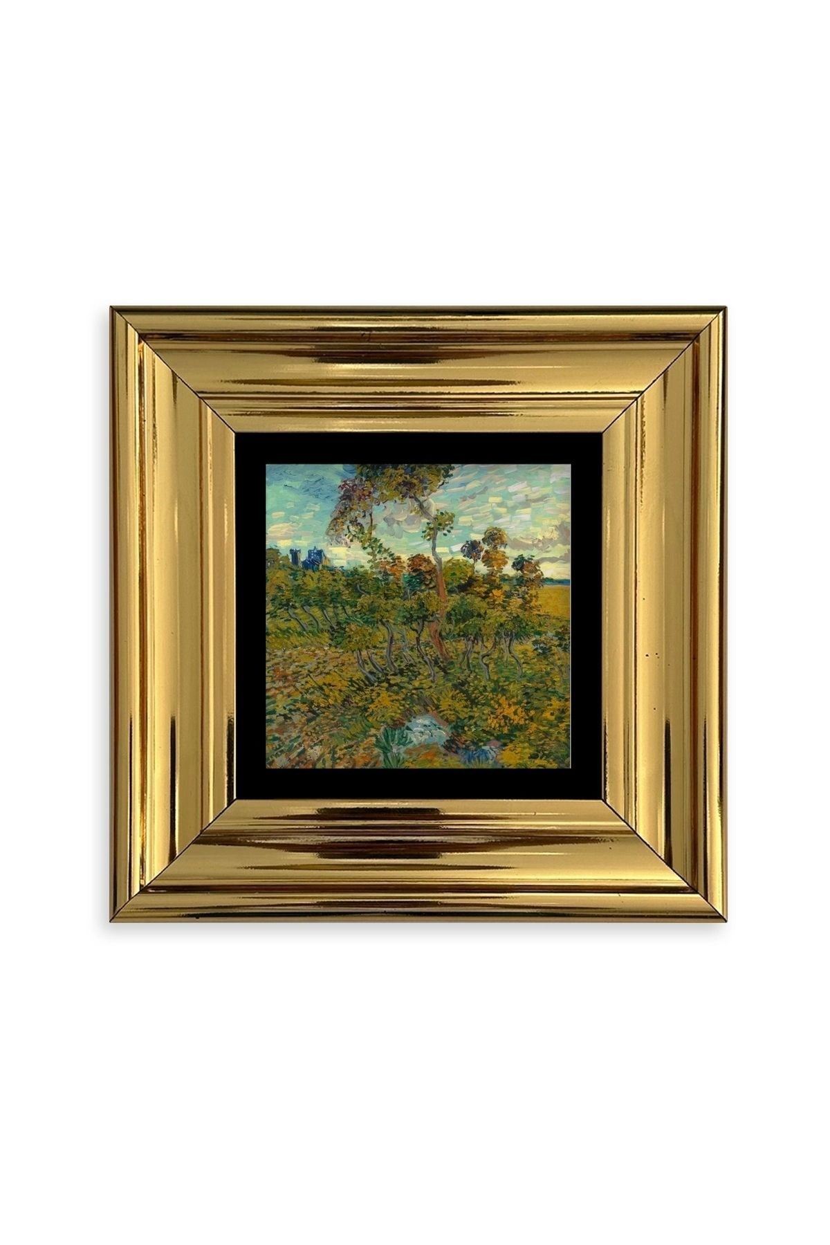 Manzara Çerçeveli Taş Tablo 20 cm