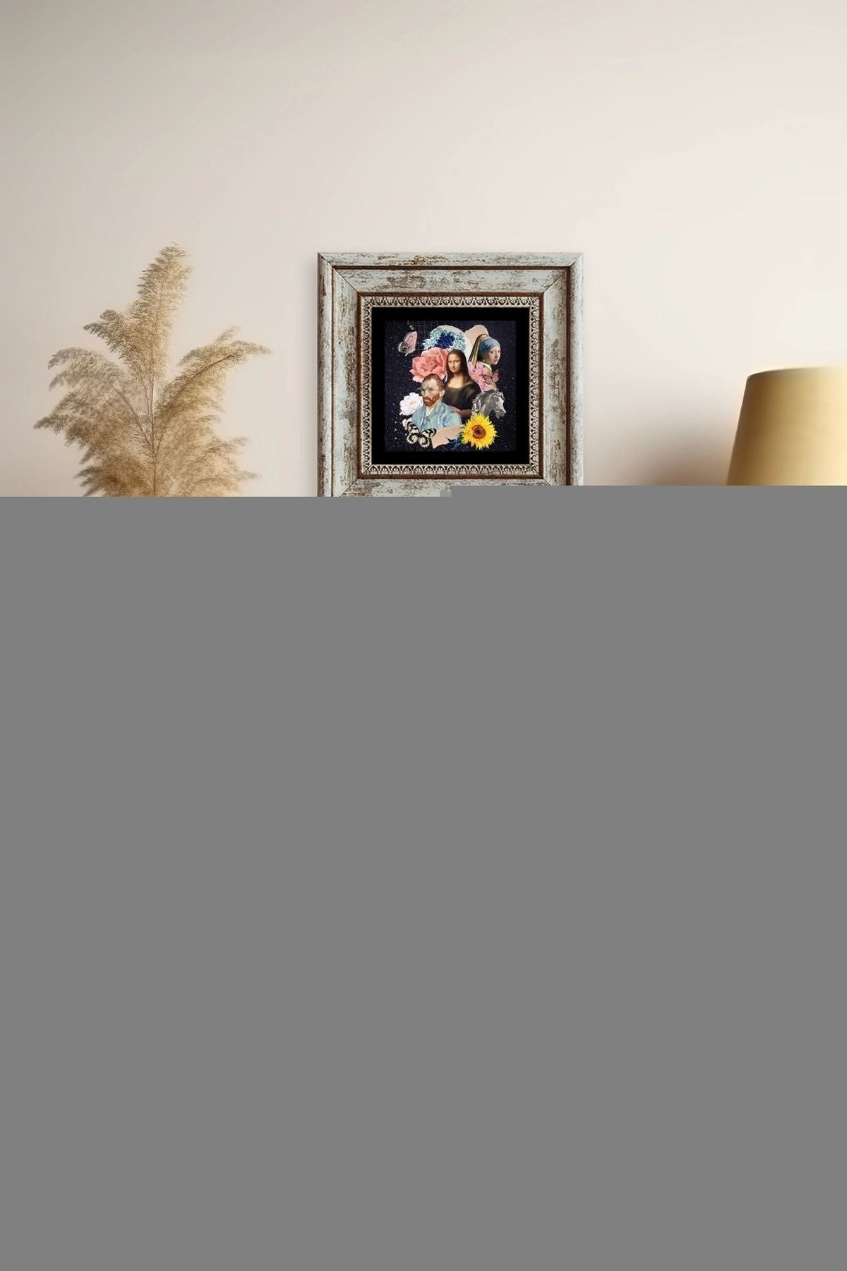 Van Gogh Çerçeveli Taş Tablo 20 cm