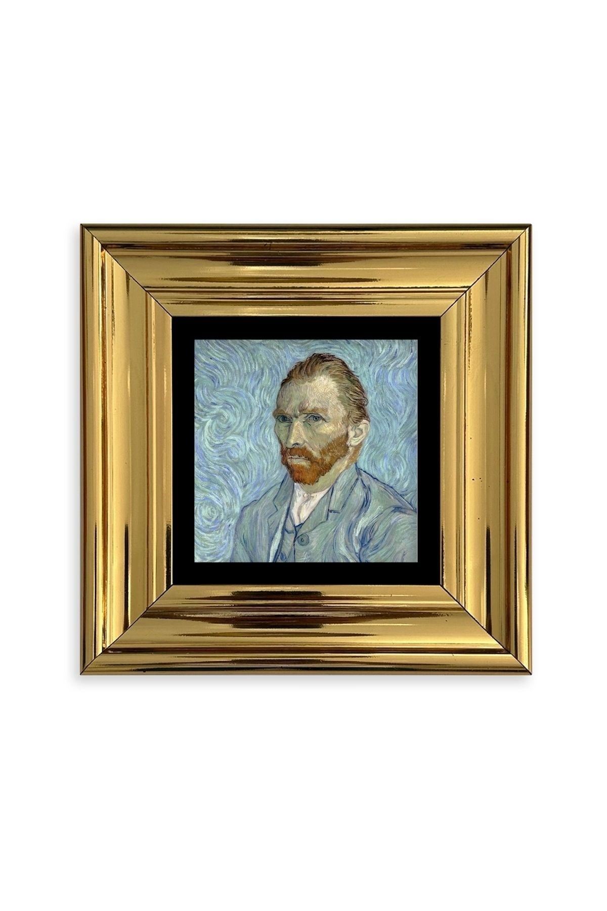 Van Gogh Çerçeveli Taş Tablo 20 cm