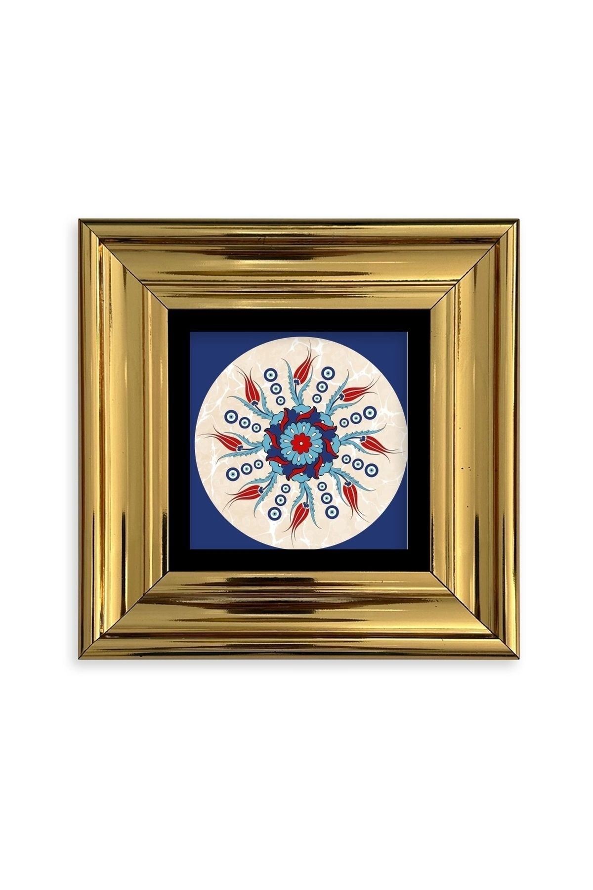 Selçuklu Motif Çerçeveli Taş Tablo 20 cm