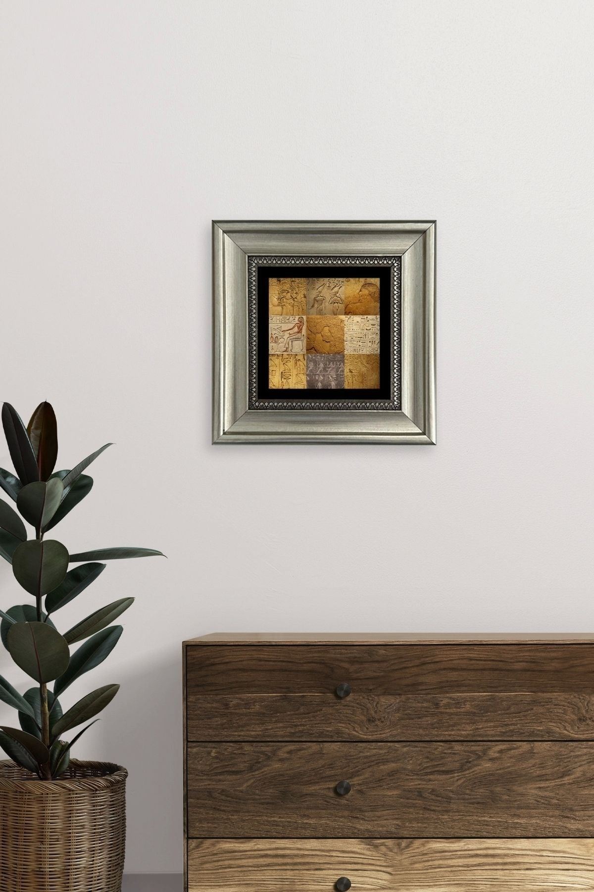 Mozaik Çerçeveli Taş Tablo 20 cm