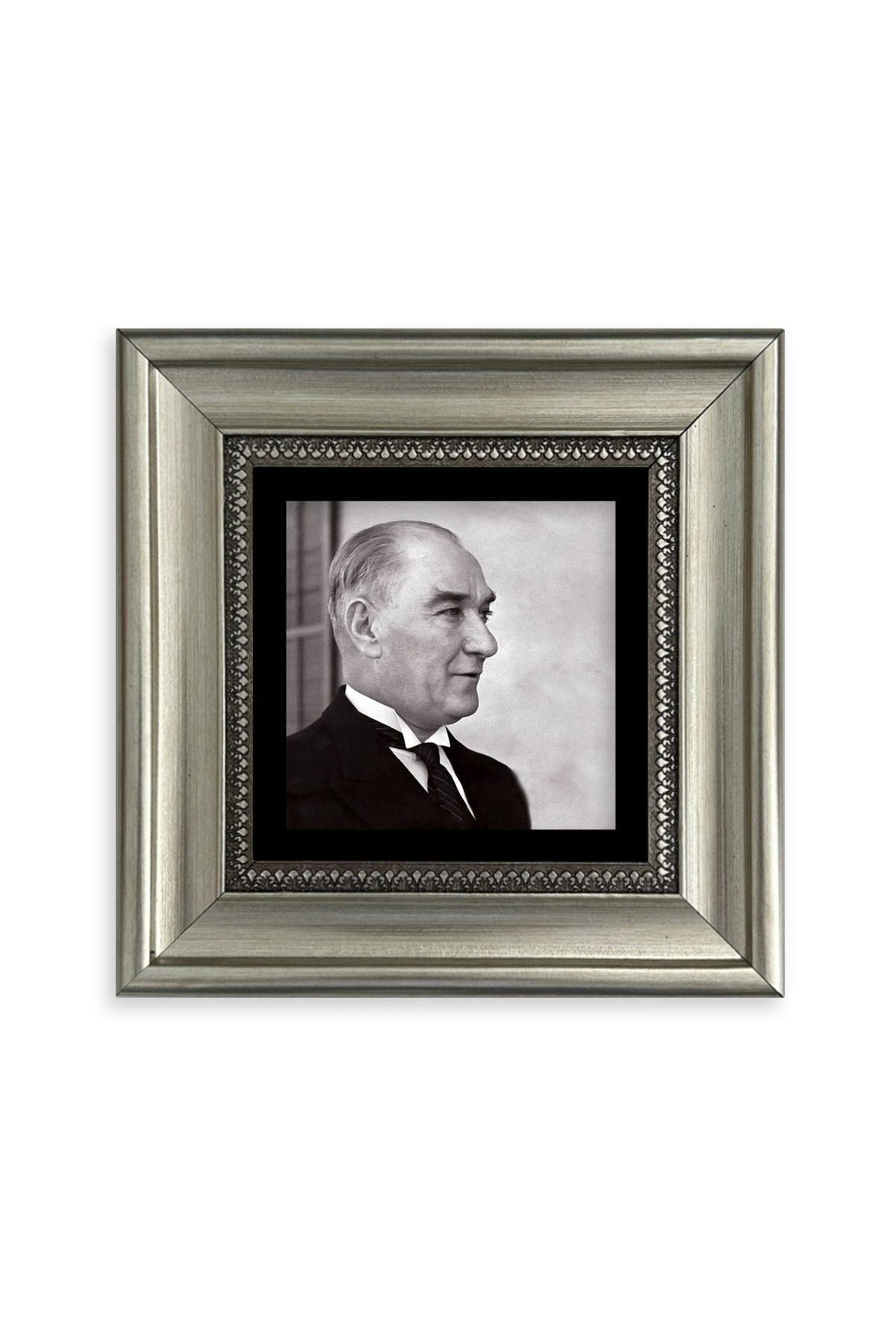 Atatürk Çerçeveli Taş Tablo 20 cm