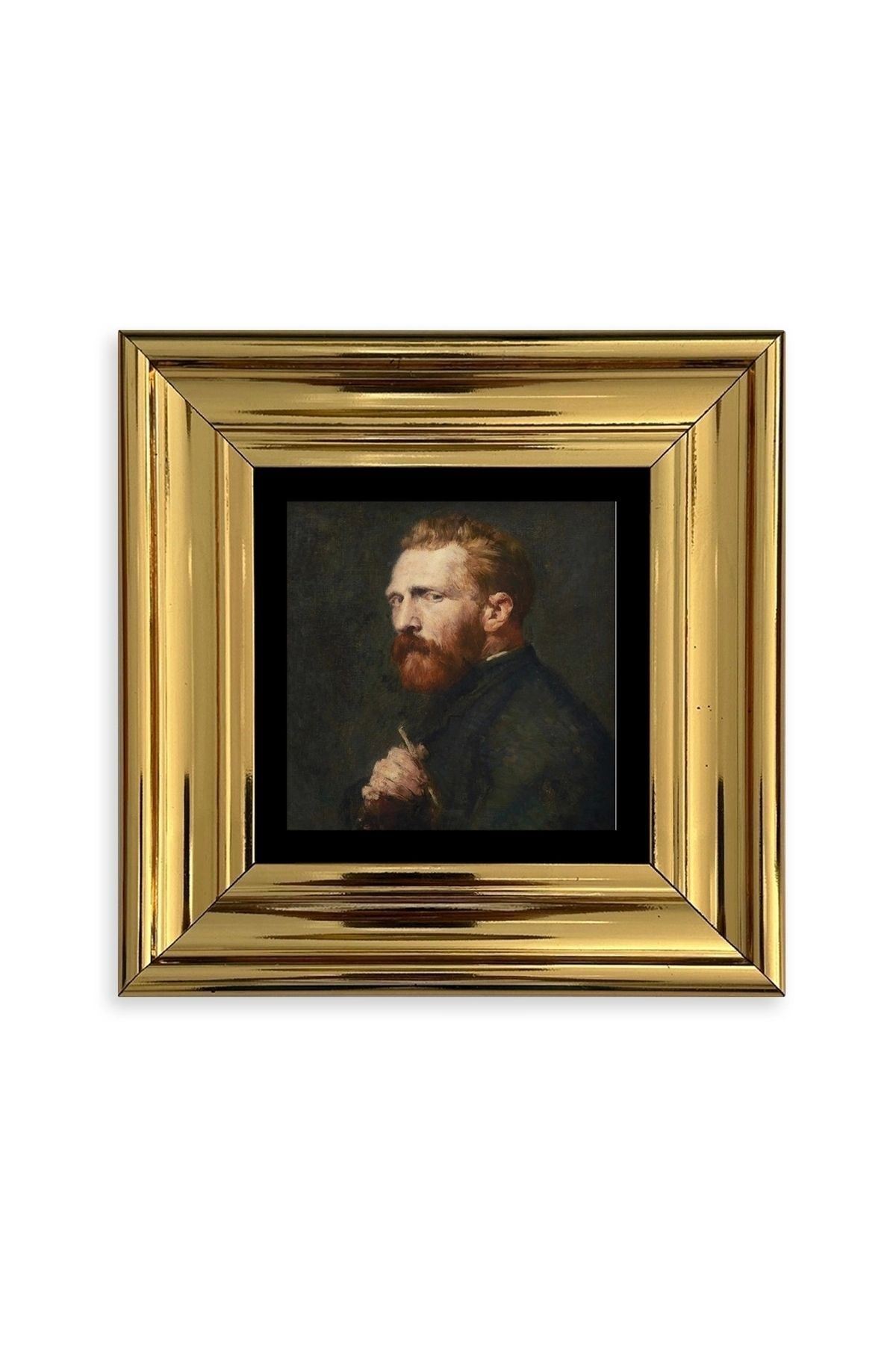 Van Gogh Çerçeveli Taş Tablo 20 cm