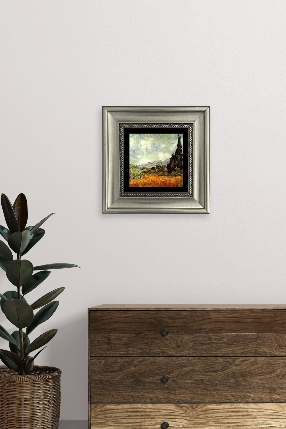 Gustav Klimpt Çerçeveli Taş Tablo 20 cm