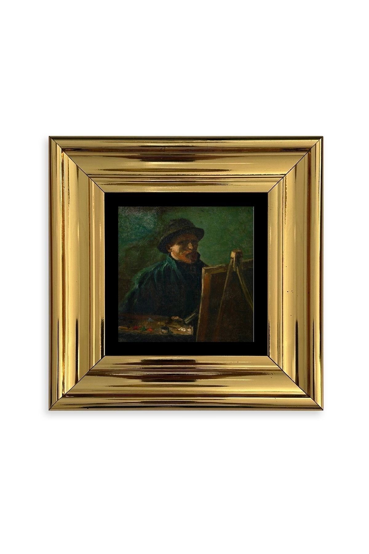 Van Gogh Çerçeveli Taş Tablo 20 cm