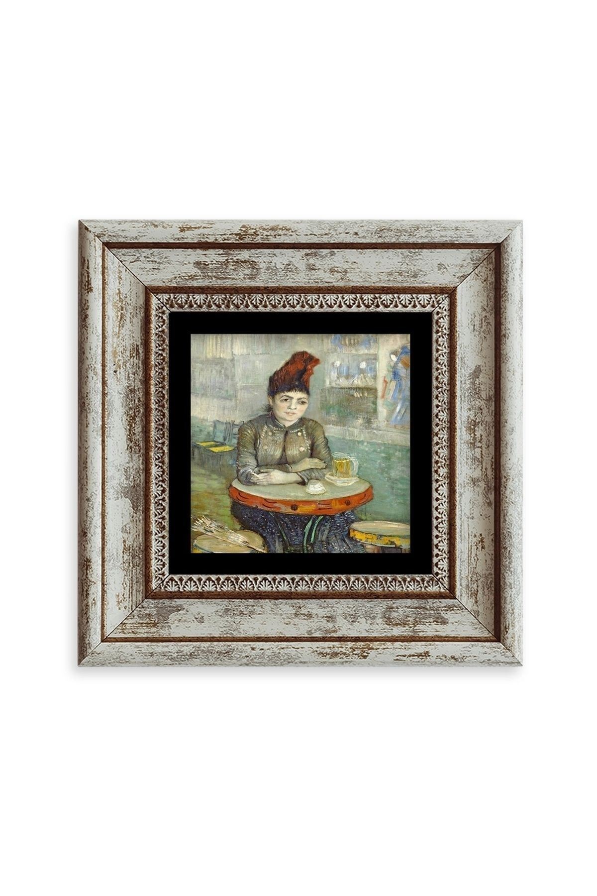 Van Gogh Çerçeveli Taş Tablo 20 cm
