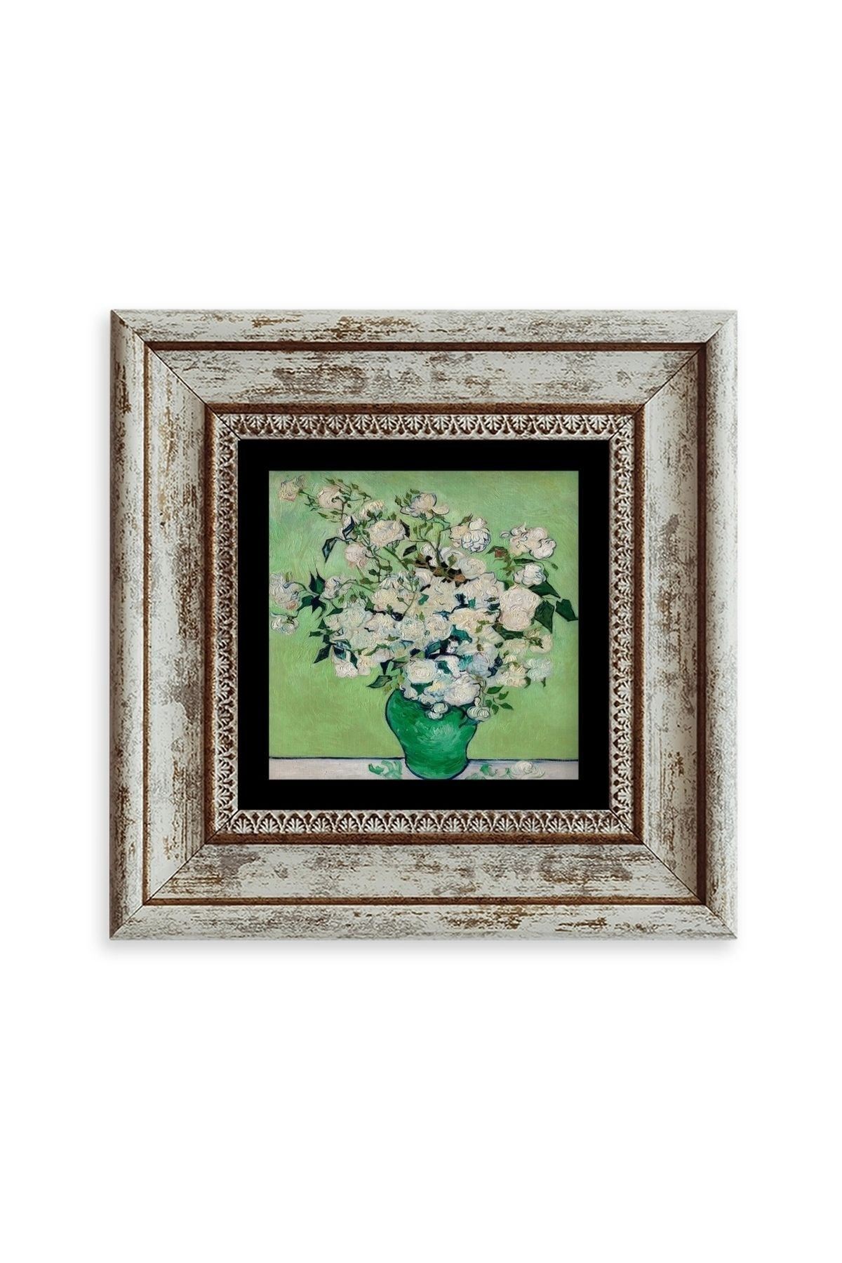 Van Gogh Çerçeveli Taş Tablo 20 cm