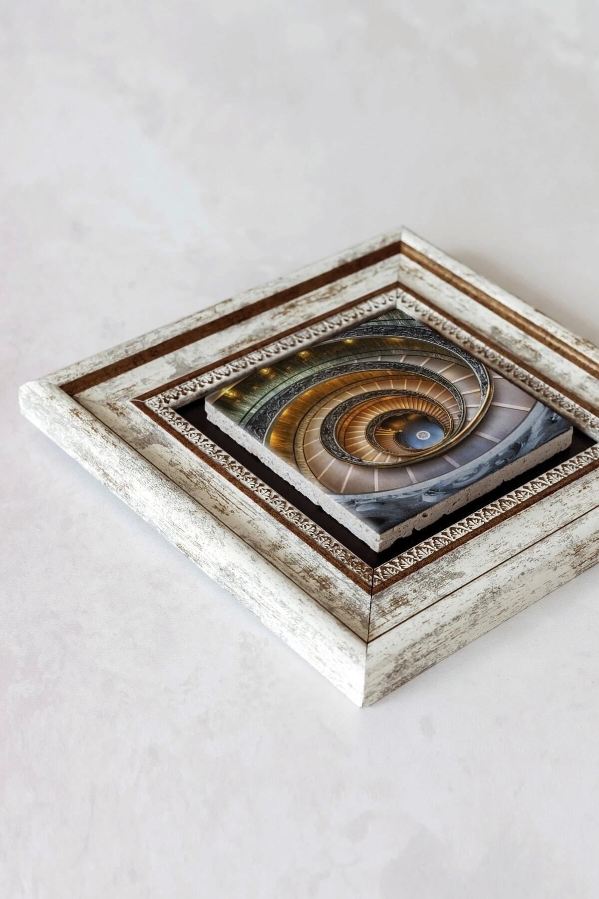 Çerçeveli Taş Tablo , Çerçeveli Taş Duvar Dekoru-enkcrcvtbl-00111 20 cm