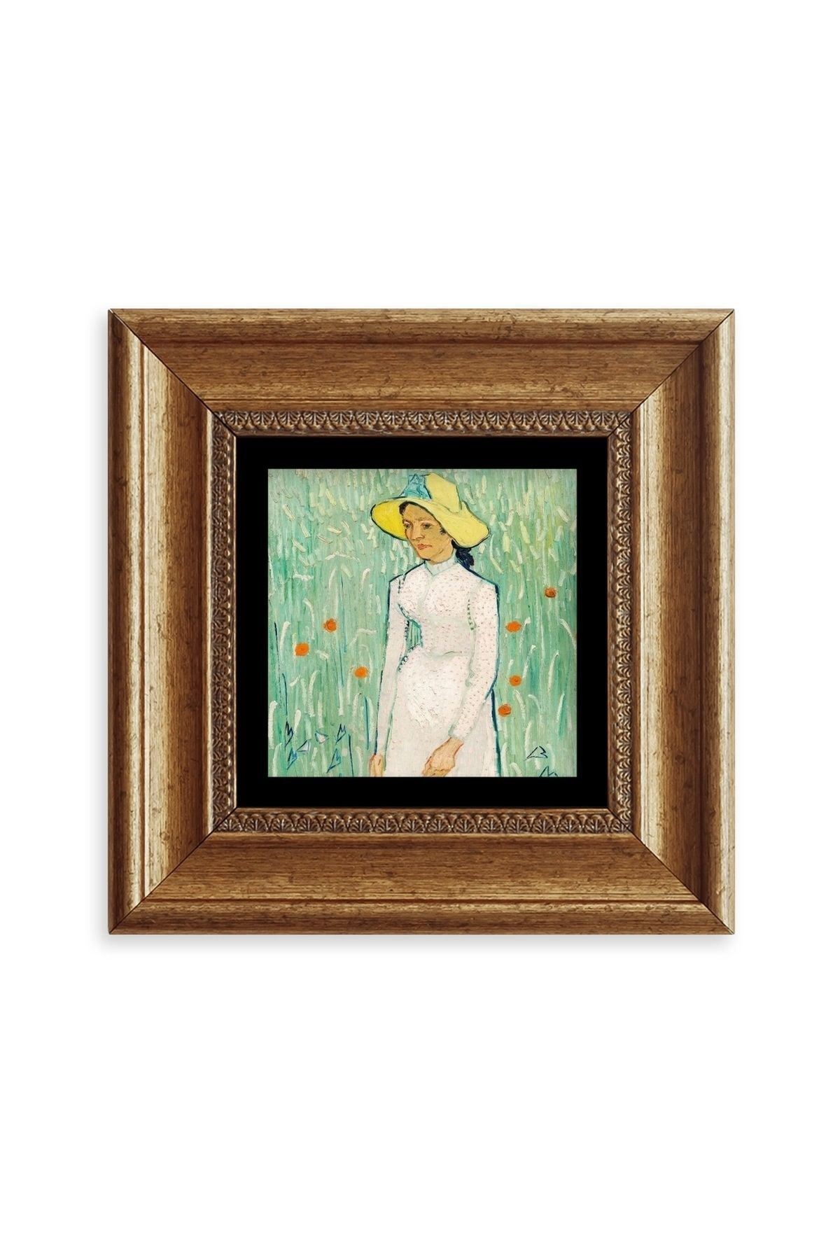 Van Gogh Çerçeveli Taş Tablo 20 cm