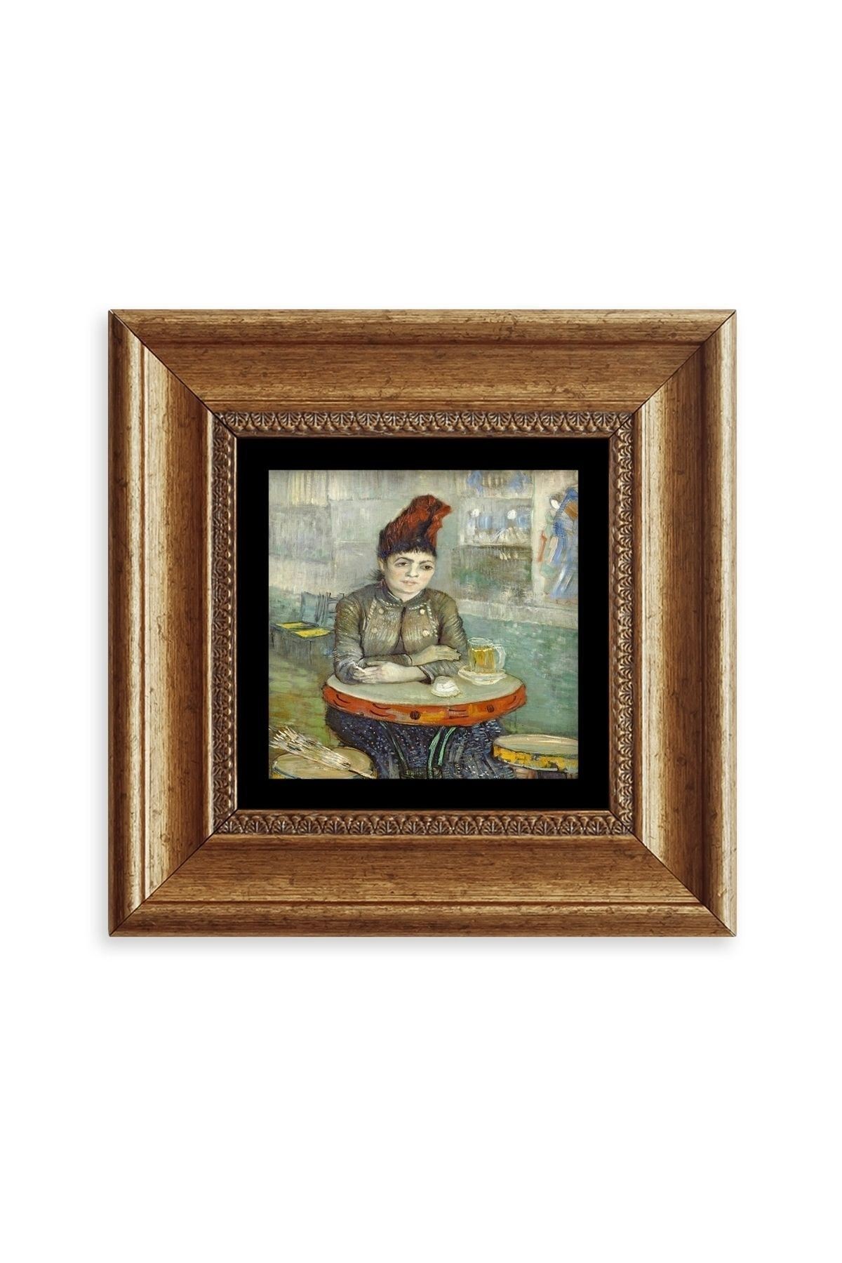 Van Gogh Çerçeveli Taş Tablo 20 cm