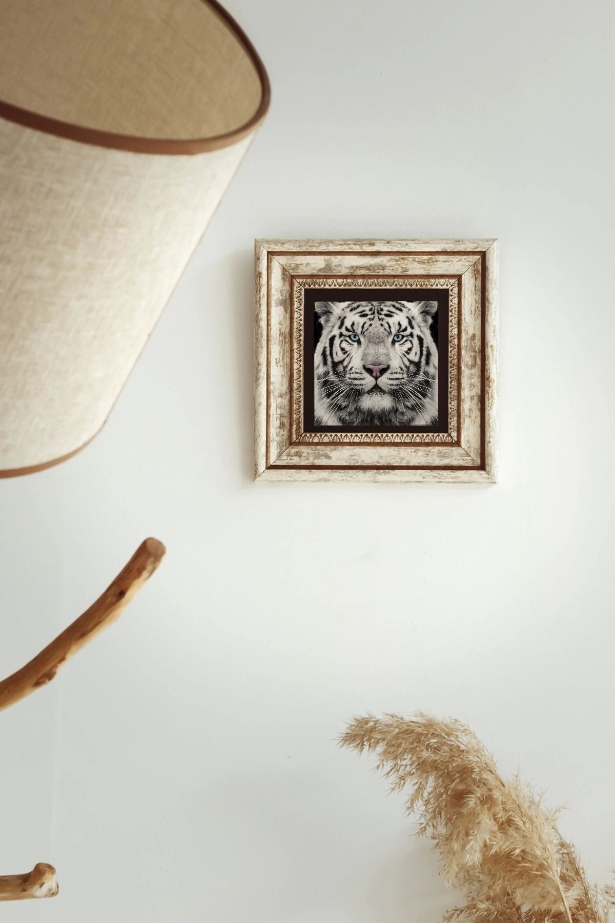 Çerçeveli Taş Tablo , Çerçeveli Taş Duvar Dekoru-enkcrcvtbl-00095 20 cm