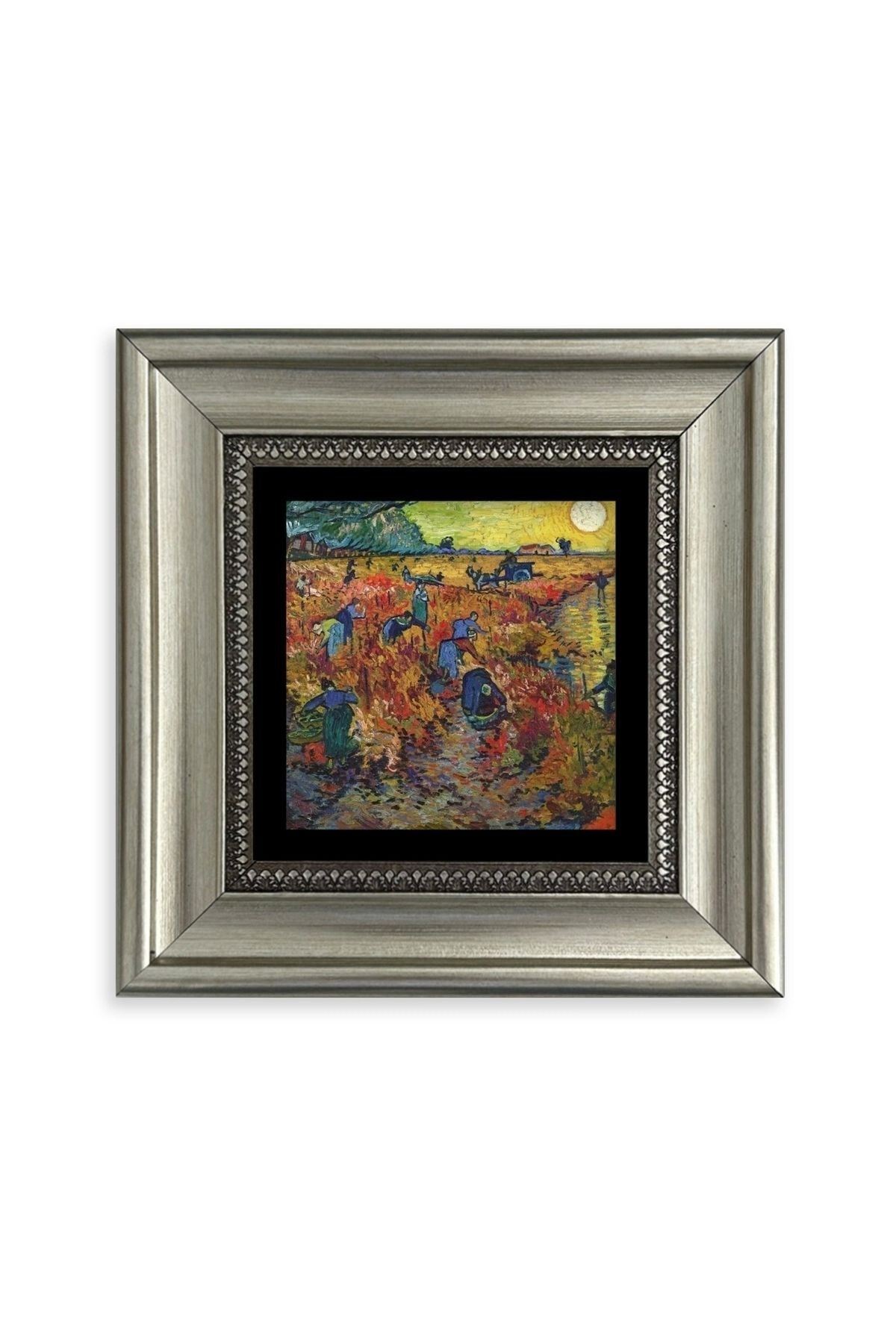 Van Gogh Çerçeveli Taş Tablo 20 cm