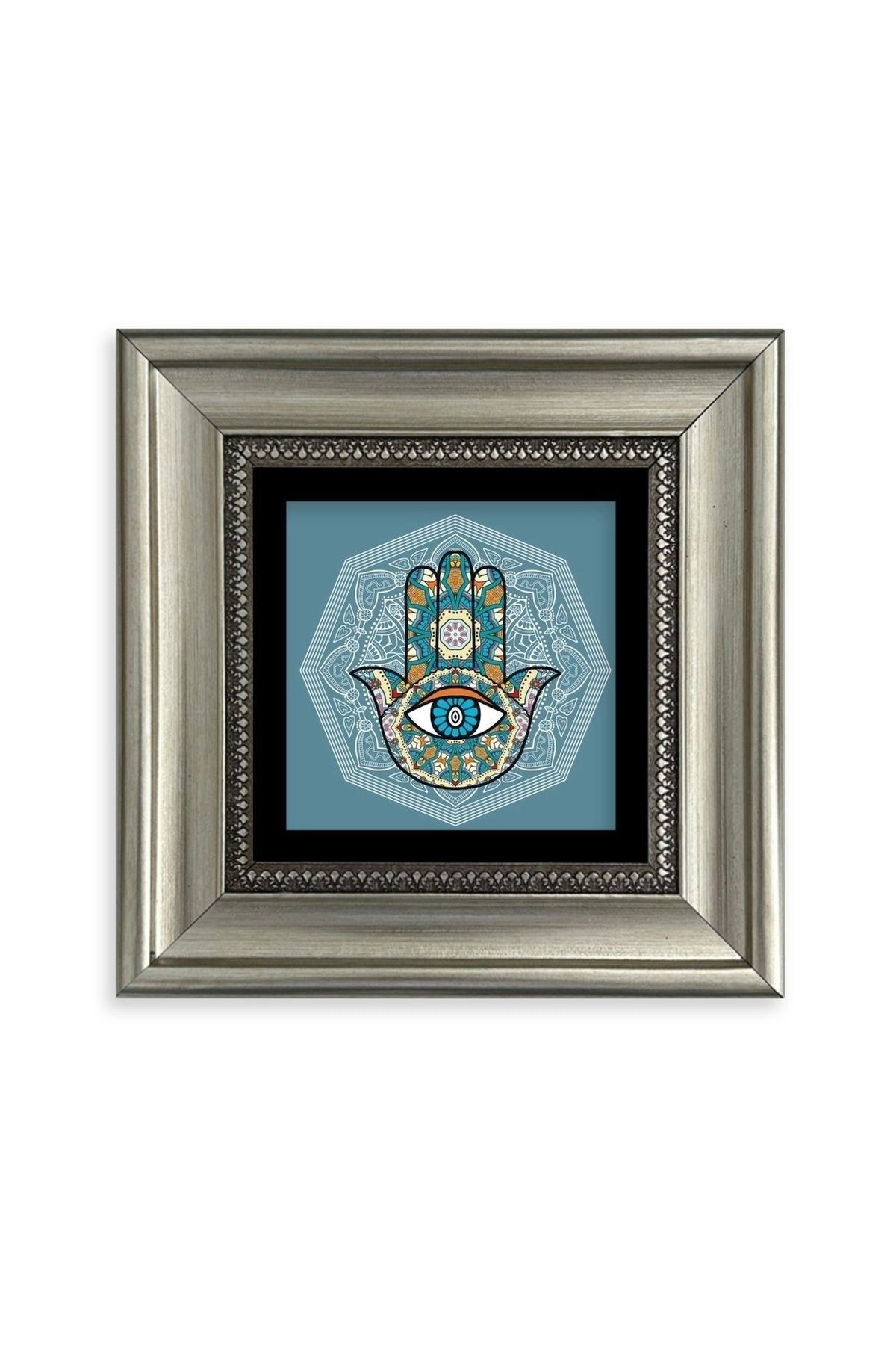 Fatma Ana Eli Çerçeveli Taş Tablo 20 cm