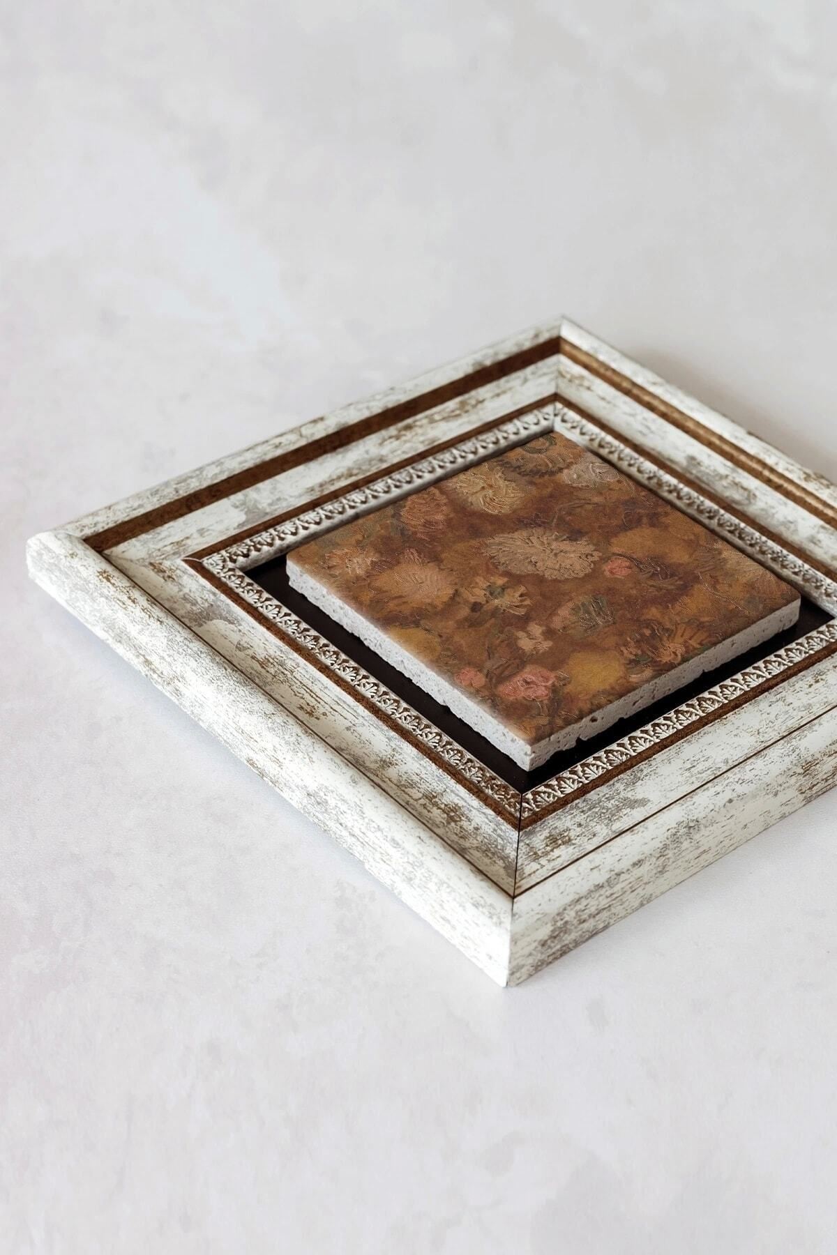 Çerçeveli Taş Tablo , Çerçeveli Taş Duvar Dekoru-enkcrcvtbl-00201 20 cm