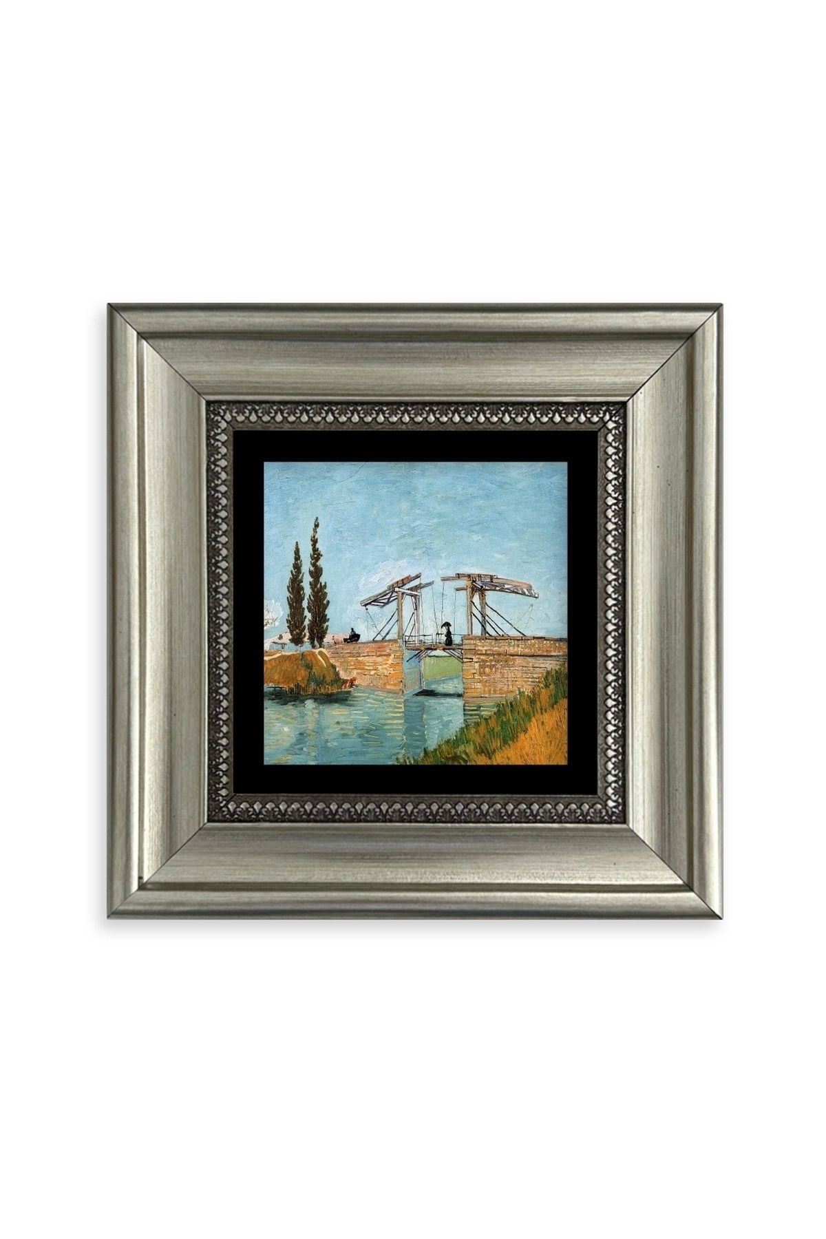 Van Gogh Çerçeveli Taş Tablo 20 cm