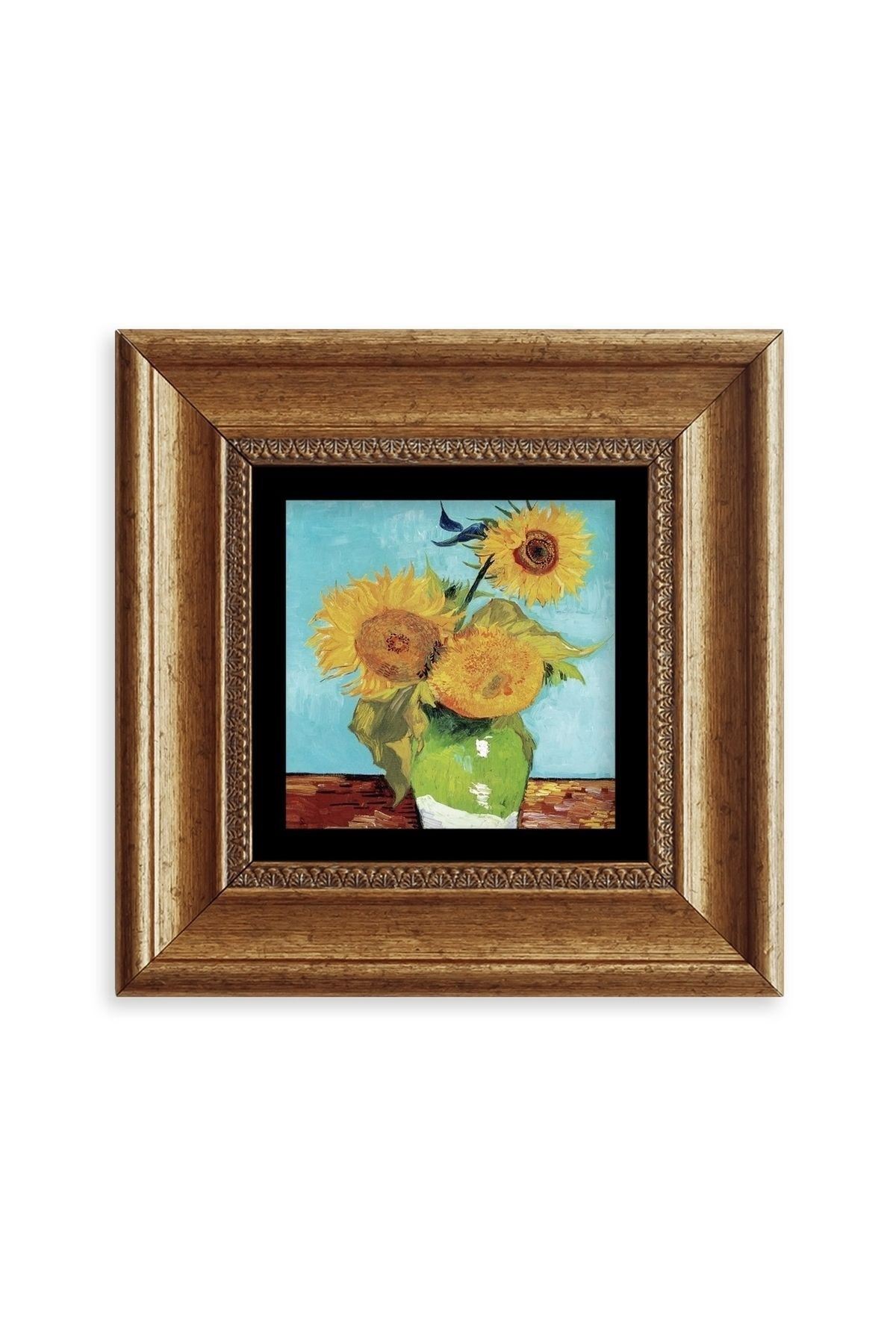 Van Gogh Çerçeveli Taş Tablo 20 cm