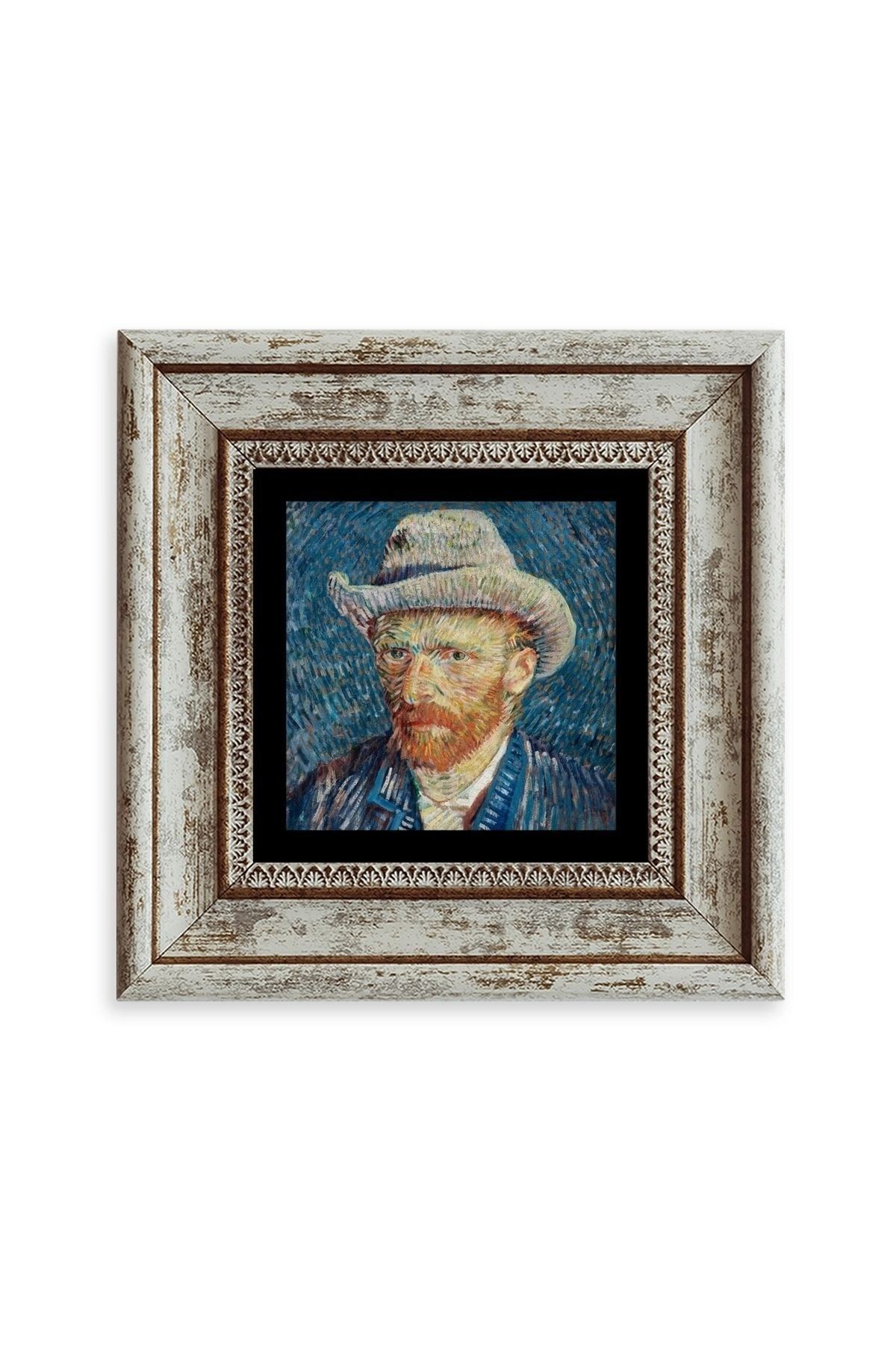 Van Gogh Çerçeveli Taş Tablo 20 cm