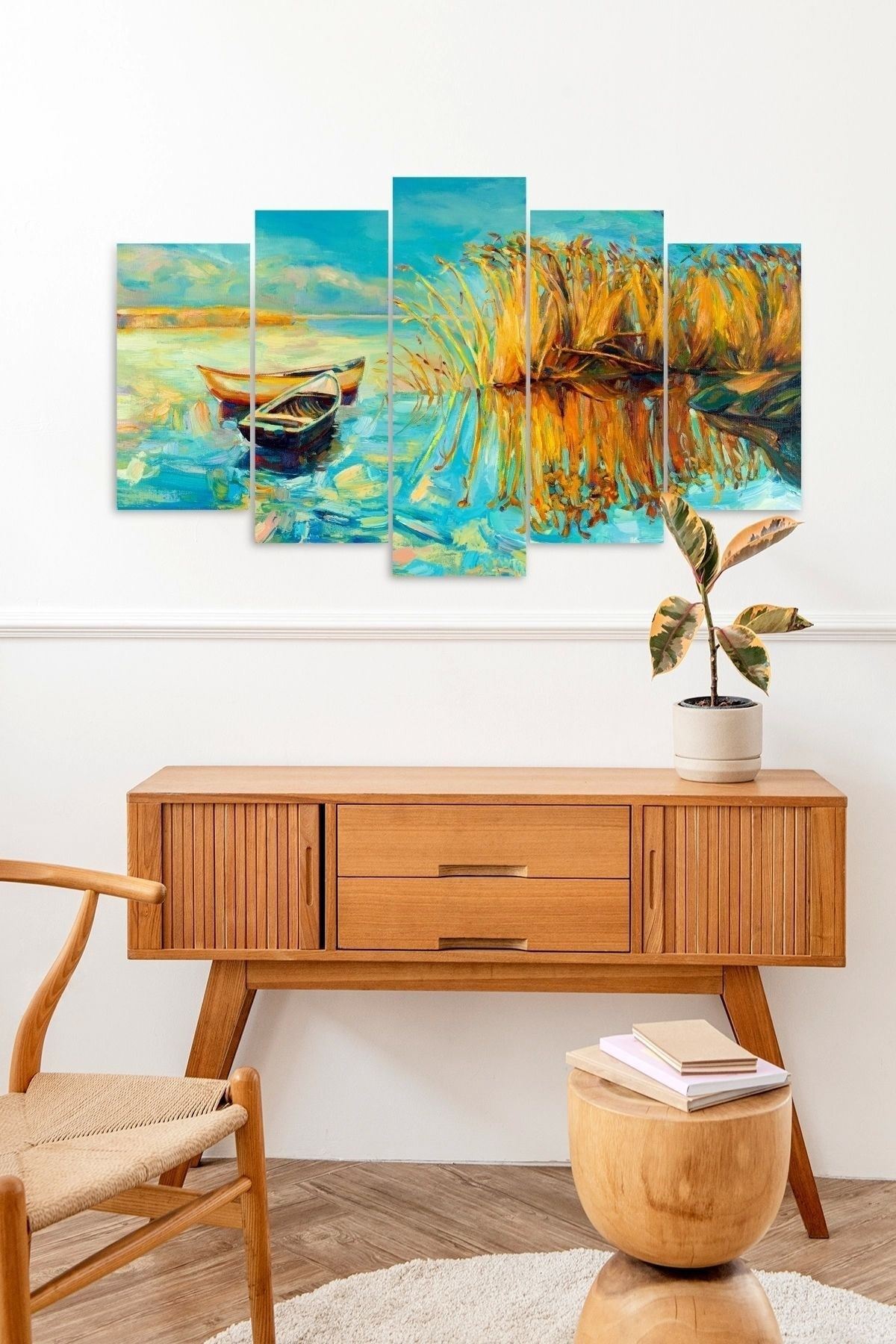 Manzara 5 Parçalı Mdf Tablo 60 x 100