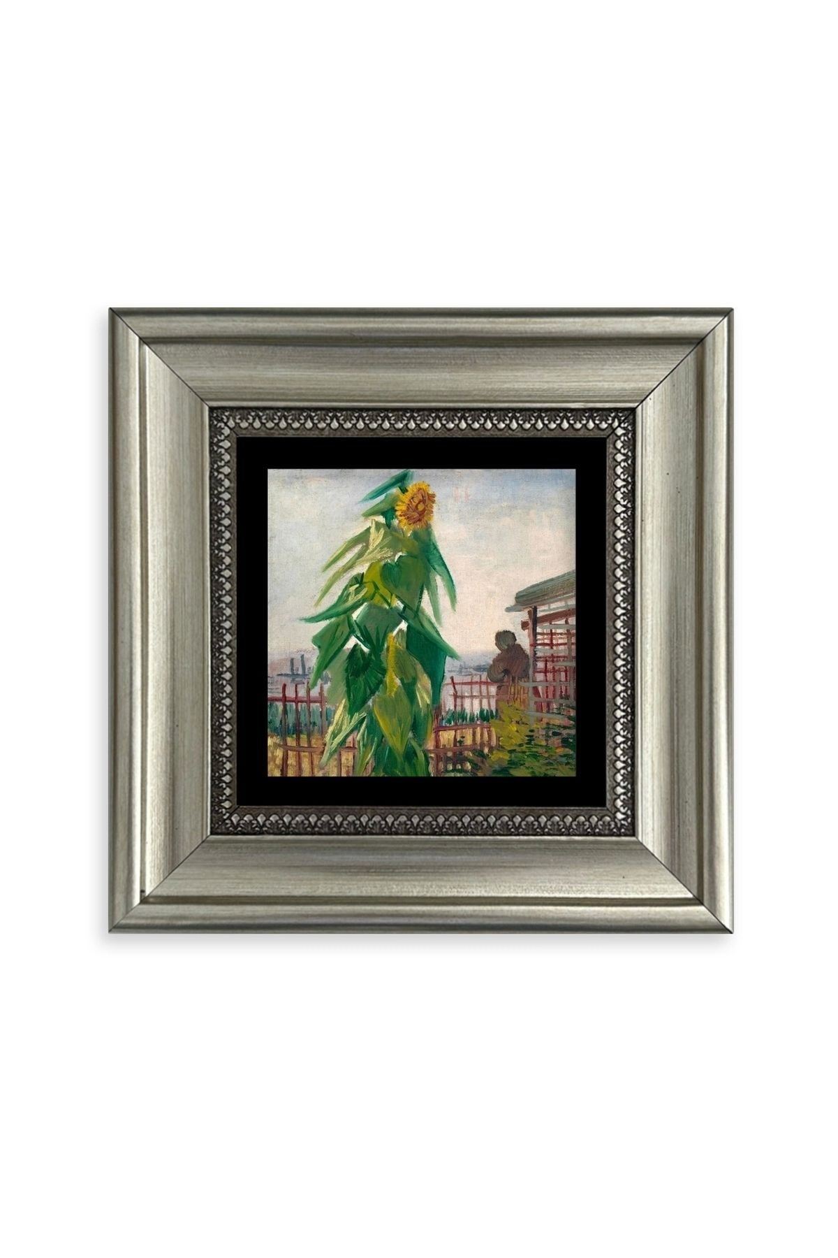 Van Gogh Çerçeveli Taş Tablo 20 cm