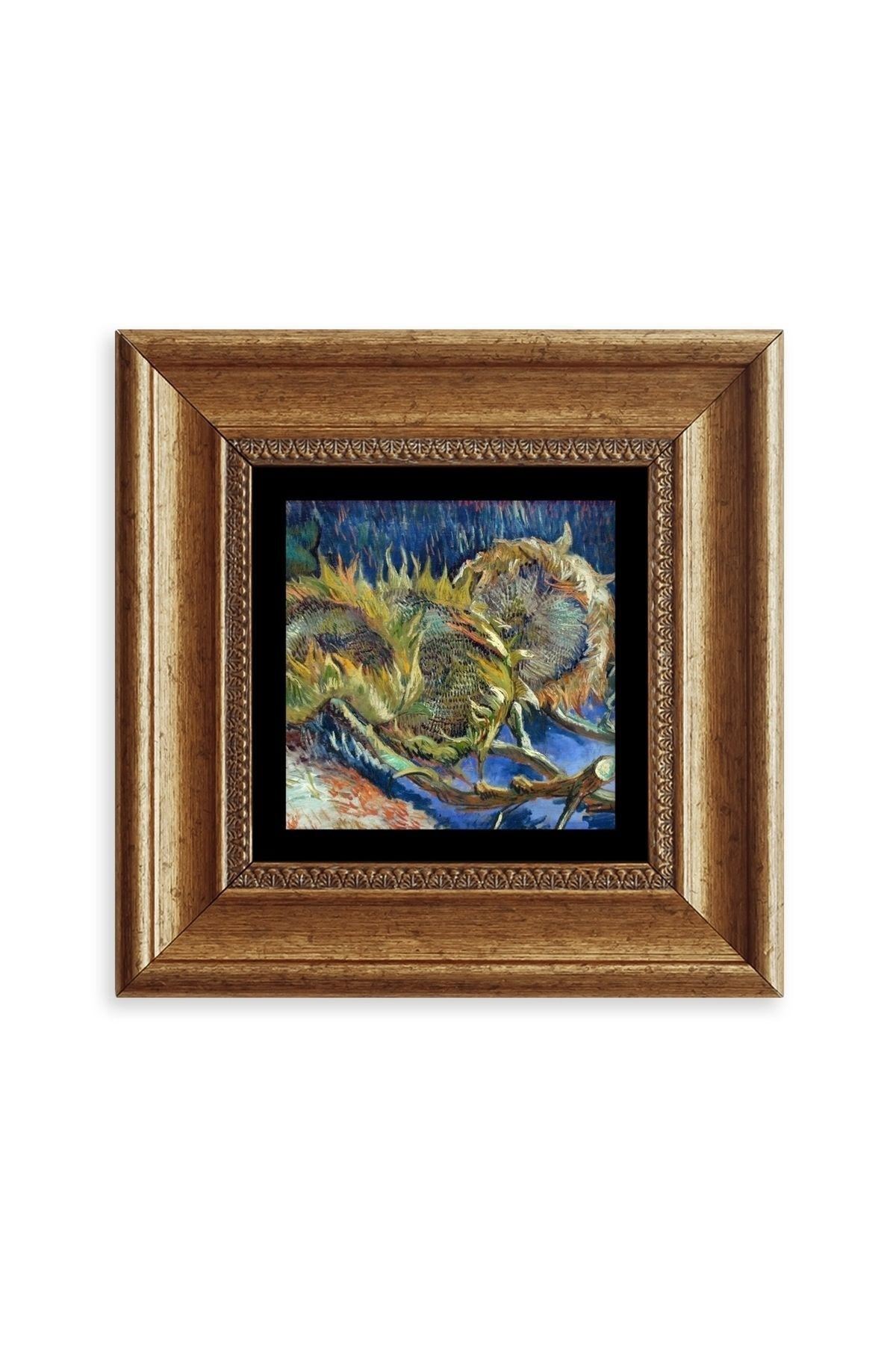 Van Gogh Çerçeveli Taş Tablo 20 cm