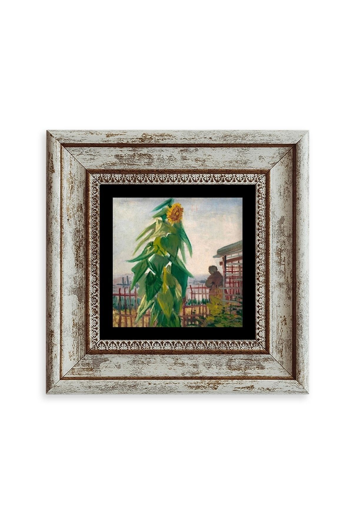 Van Gogh Çerçeveli Taş Tablo 20 cm