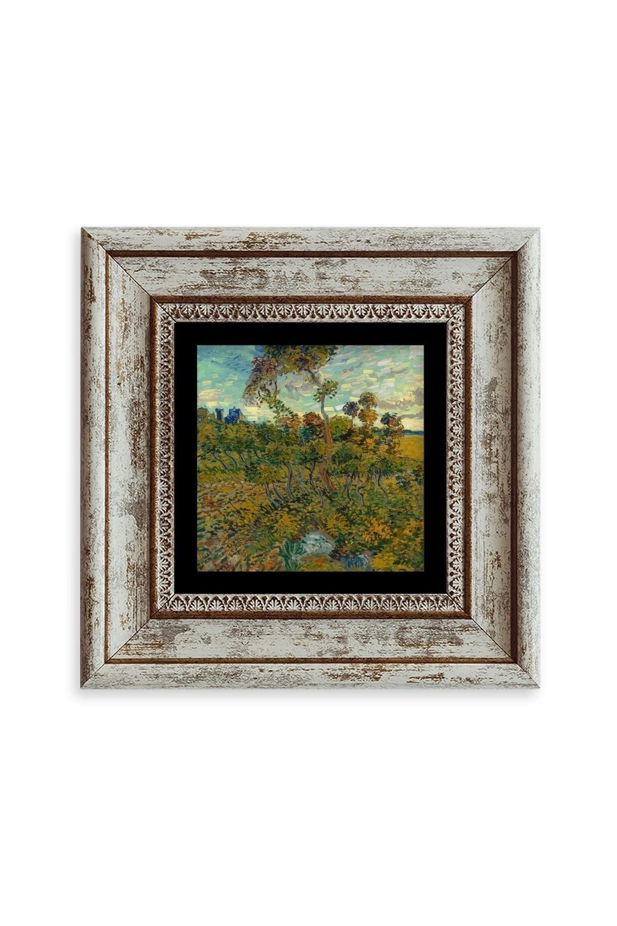 Manzara Çerçeveli Taş Tablo 20 cm