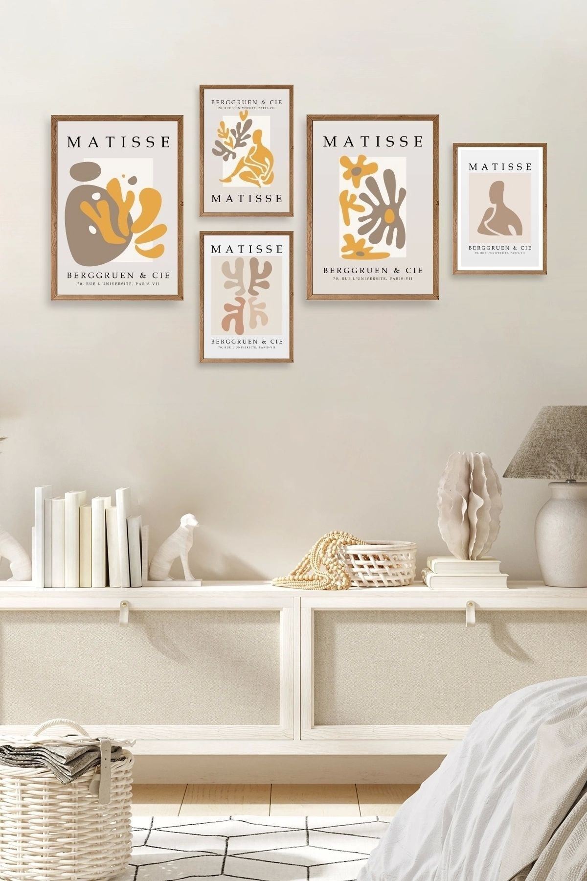 Matisse 5'li Tablo 30 x 40