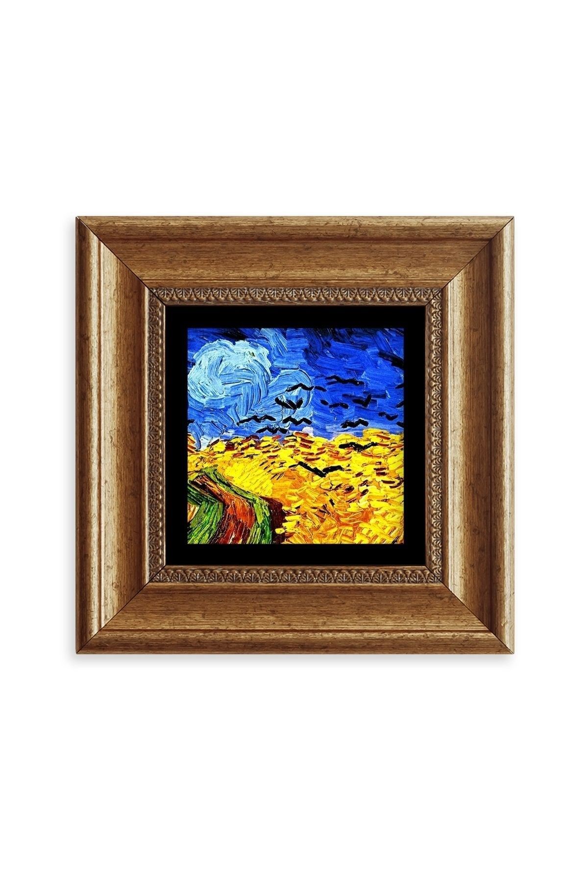 Van Gogh Çerçeveli Taş Tablo 20 cm