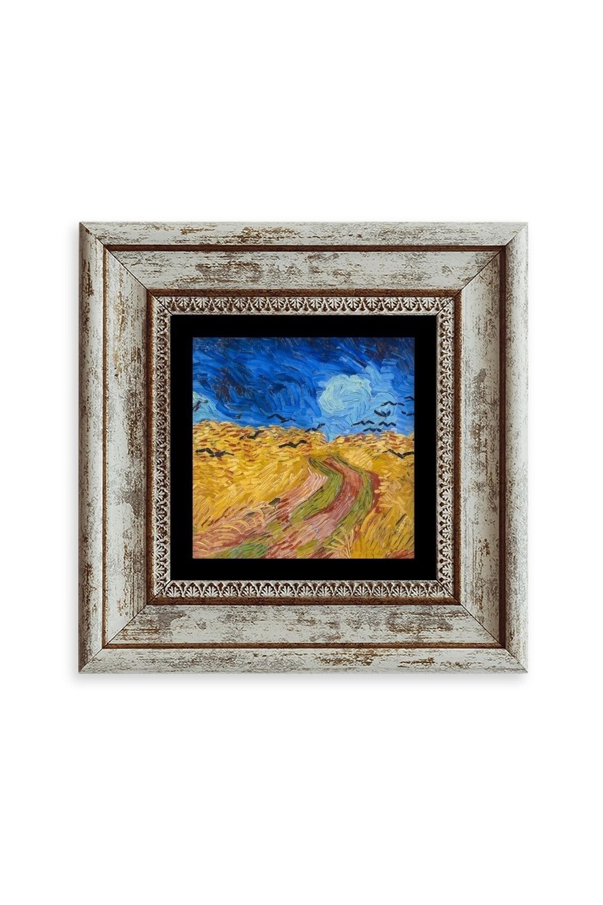 Van Gogh Çerçeveli Taş Tablo 20 cm