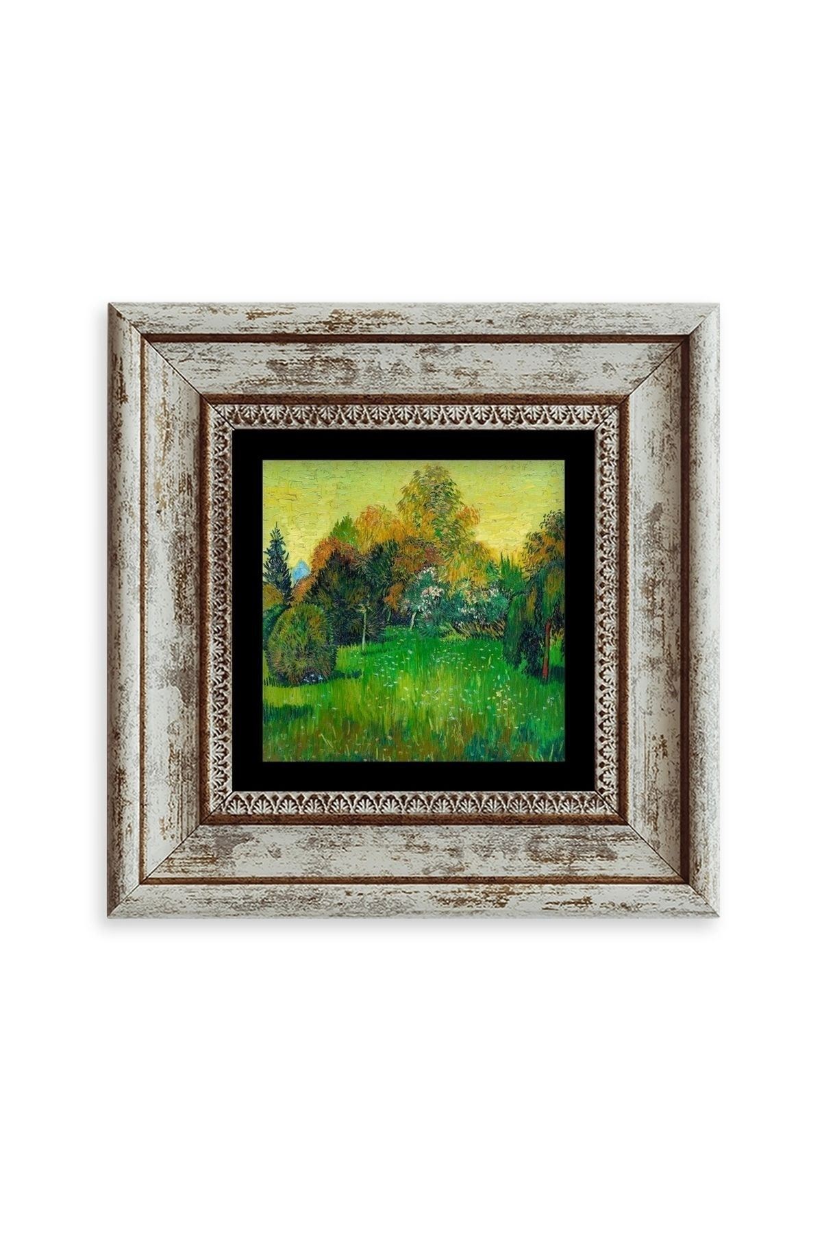 Van Gogh Çerçeveli Taş Tablo 20 cm