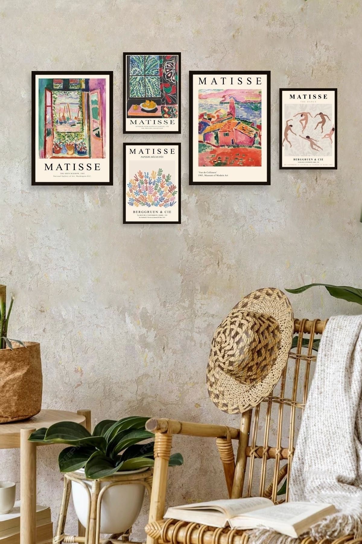 Matisse 5'li Tablo 30 x 40