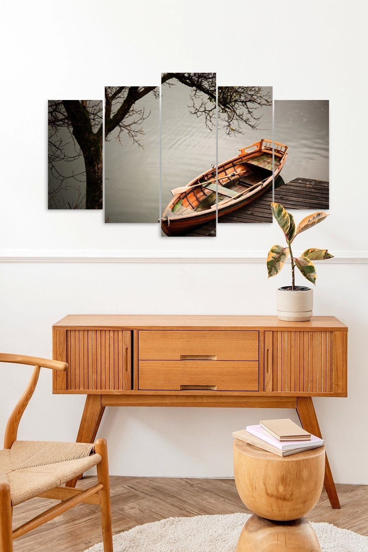 Manzara 5 Parçalı Mdf Tablo 60 x 100