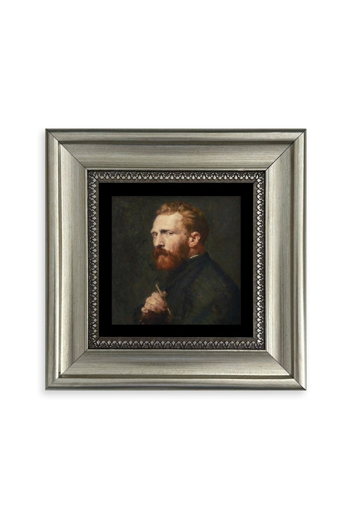 Van Gogh Çerçeveli Taş Tablo 20 cm