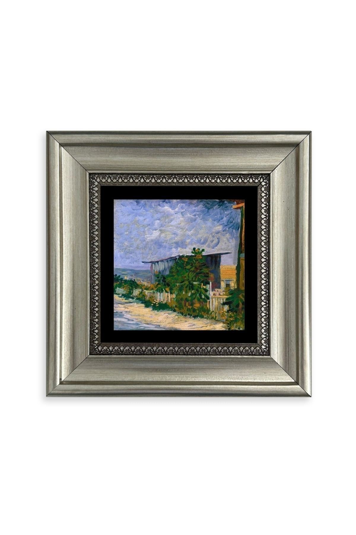 Van Gogh Çerçeveli Taş Tablo 20 cm